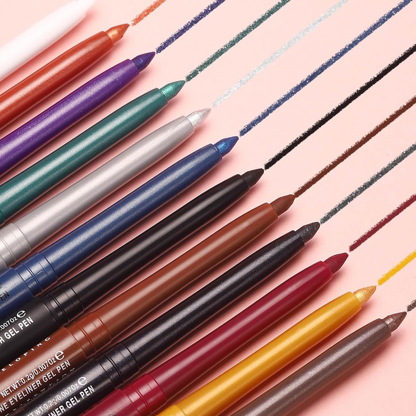 Cream Eyeliner Set - Quick-Drying, Waterproof & Smudge-Proof | 12 Versatile Shades for Sensitive Eyes