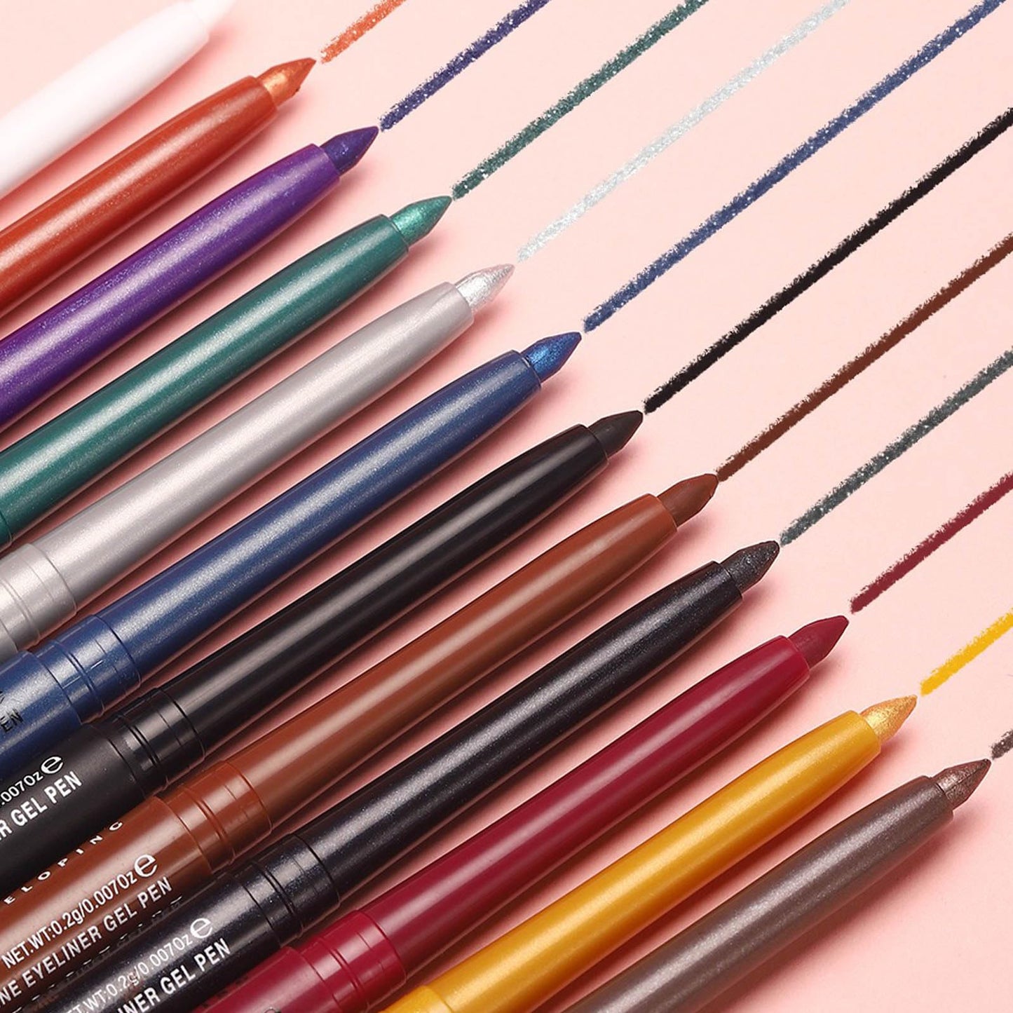 Hyesamyo Quick-Drying Smooth-Glide Cream Eyeliner Set, 12 Versatile Shades Available, Waterproof Smudge-Proof Long-Lasting, Beginner-Approved, Safe for Sensitive Eyes & All Skin Types #05