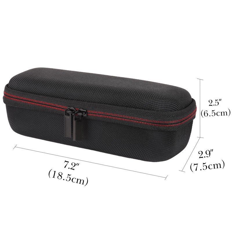 Linkidea Electric Shaver Travel Case, Compatible with MANSPOT HCW003A-New2, Unibono YH-7702 Trimmer, Hard Shell Bikini Razor Carrying Bag (Black)