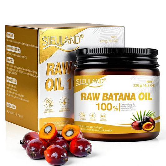 Batana Oil for Hair Growth 100% Raw Organic Batana Hair Mask, Scalp Oil Promotes Hair Thickness, Prevents Loss for Men & Women, 4.2 oz