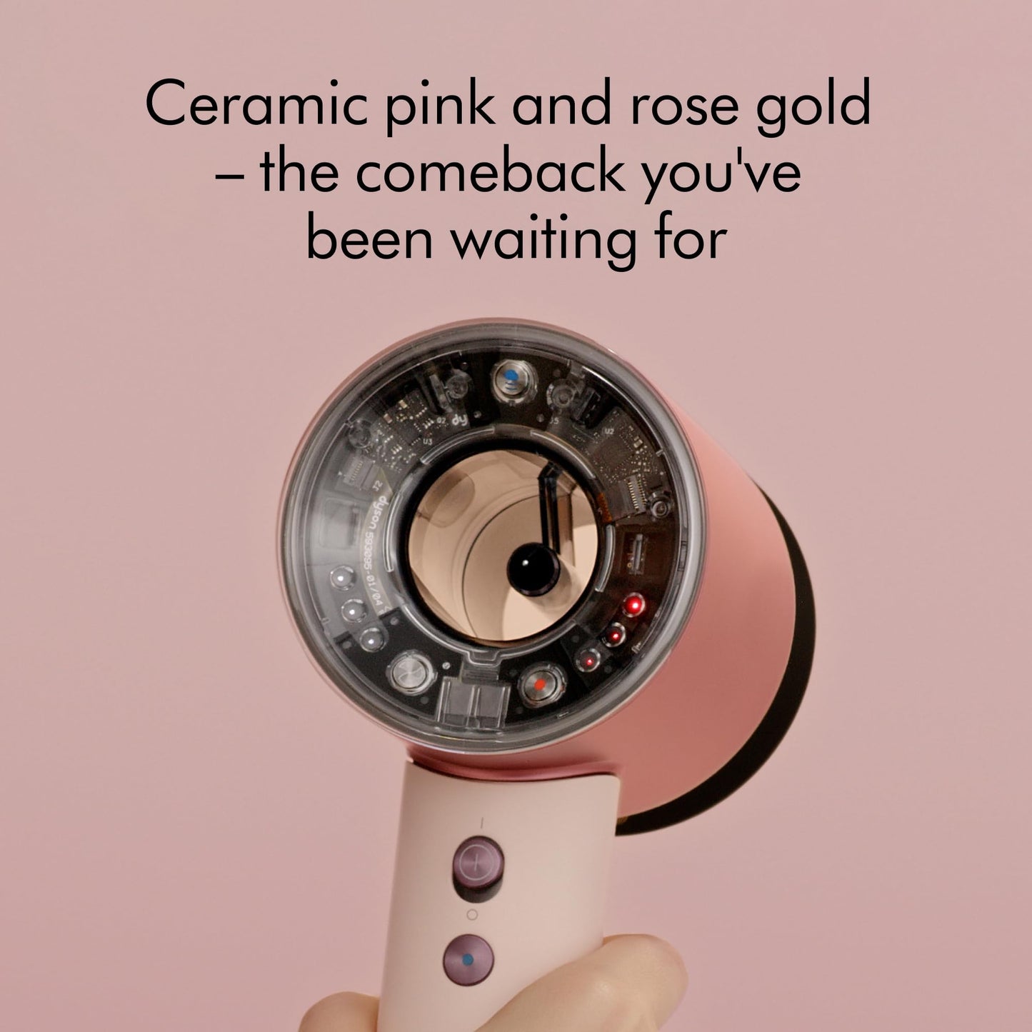 Dyson Supersonic Nural Hair Dryer in Ceramic Pink and Rose Gold