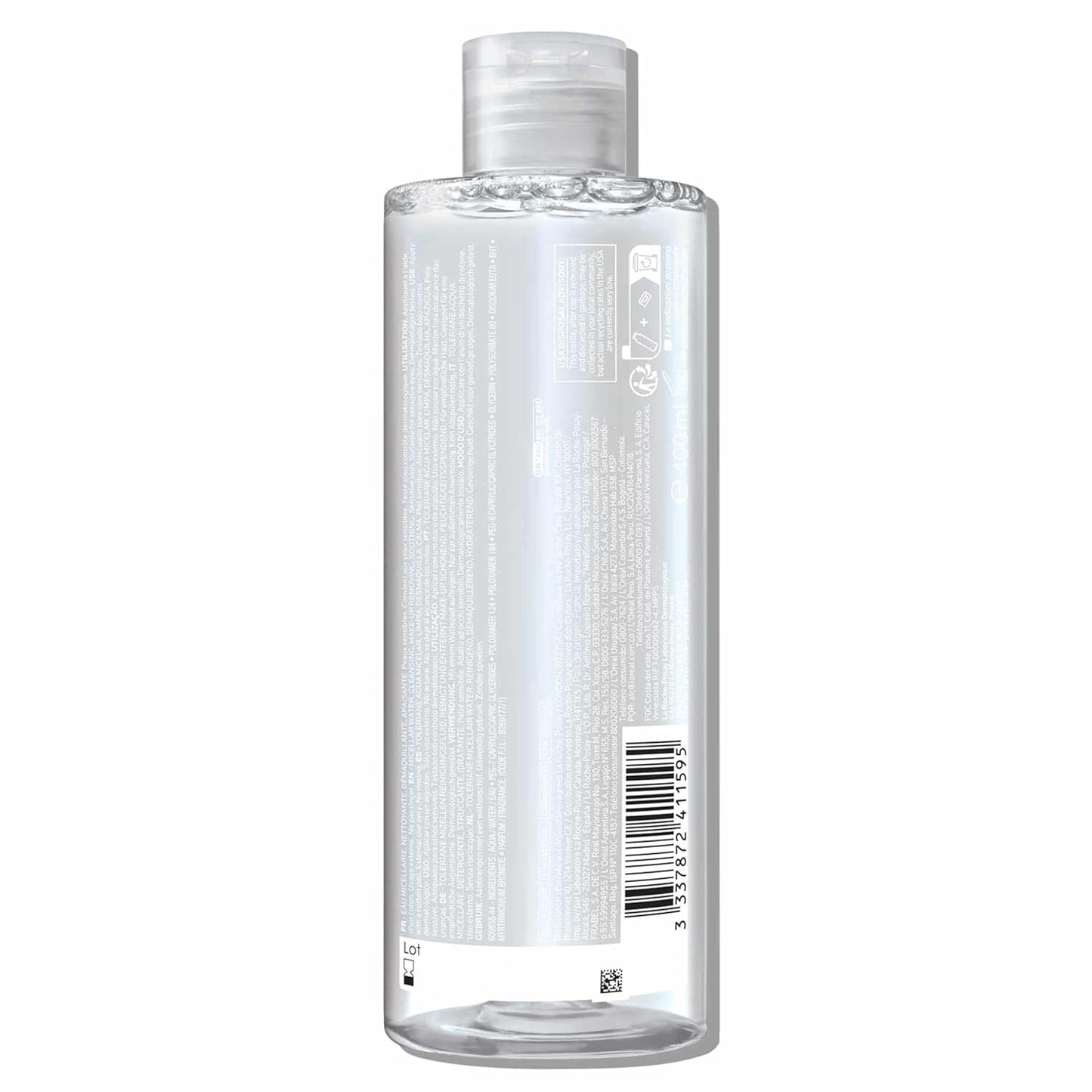 La Roche-Posay Micellar Cleansing Water - Gentle Makeup Remover for Sensitive Skin | Hydrating Face Toner 13.5 oz