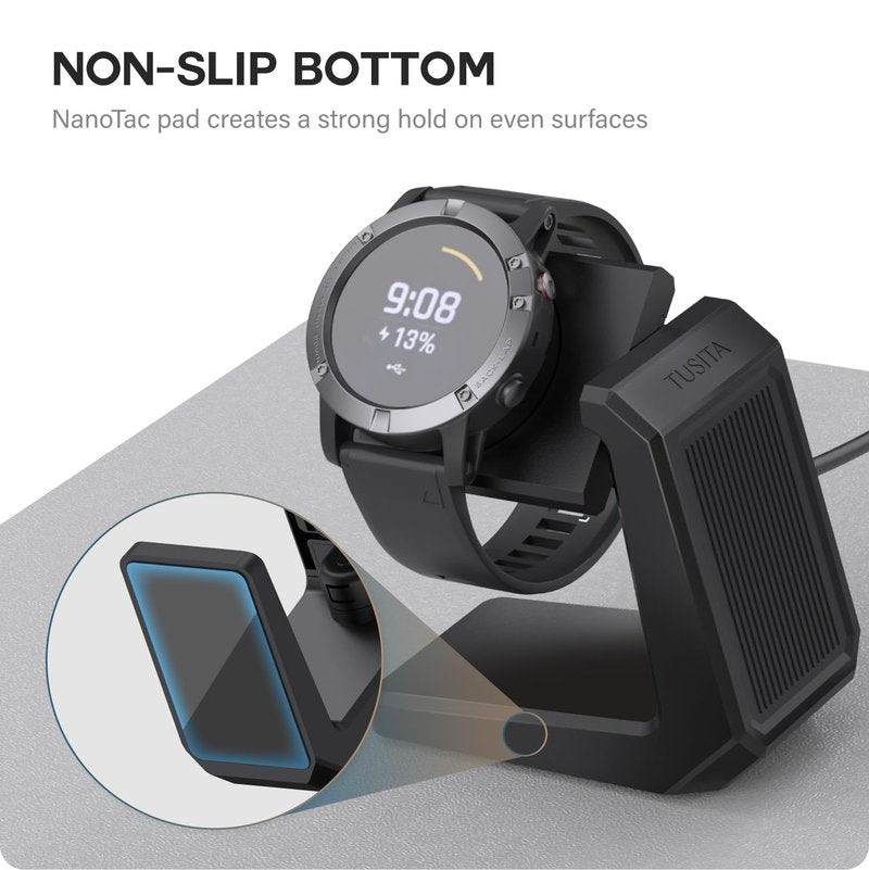TUSITA Charger Stand Compatible with Garmin Multiple Smart Watch - Multi-Angle Adjustment