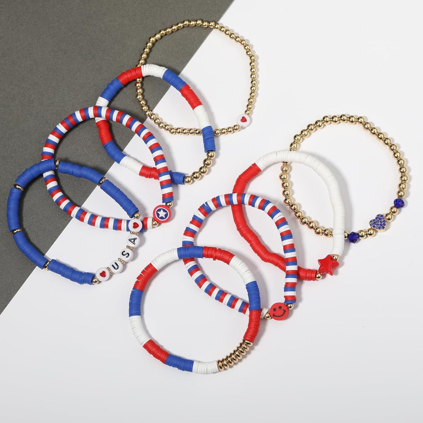 Friendship Bracelets Set - Colorful Beaded Stretchable Bracelets for Teens | Stackable Gift Ideas for Holidays