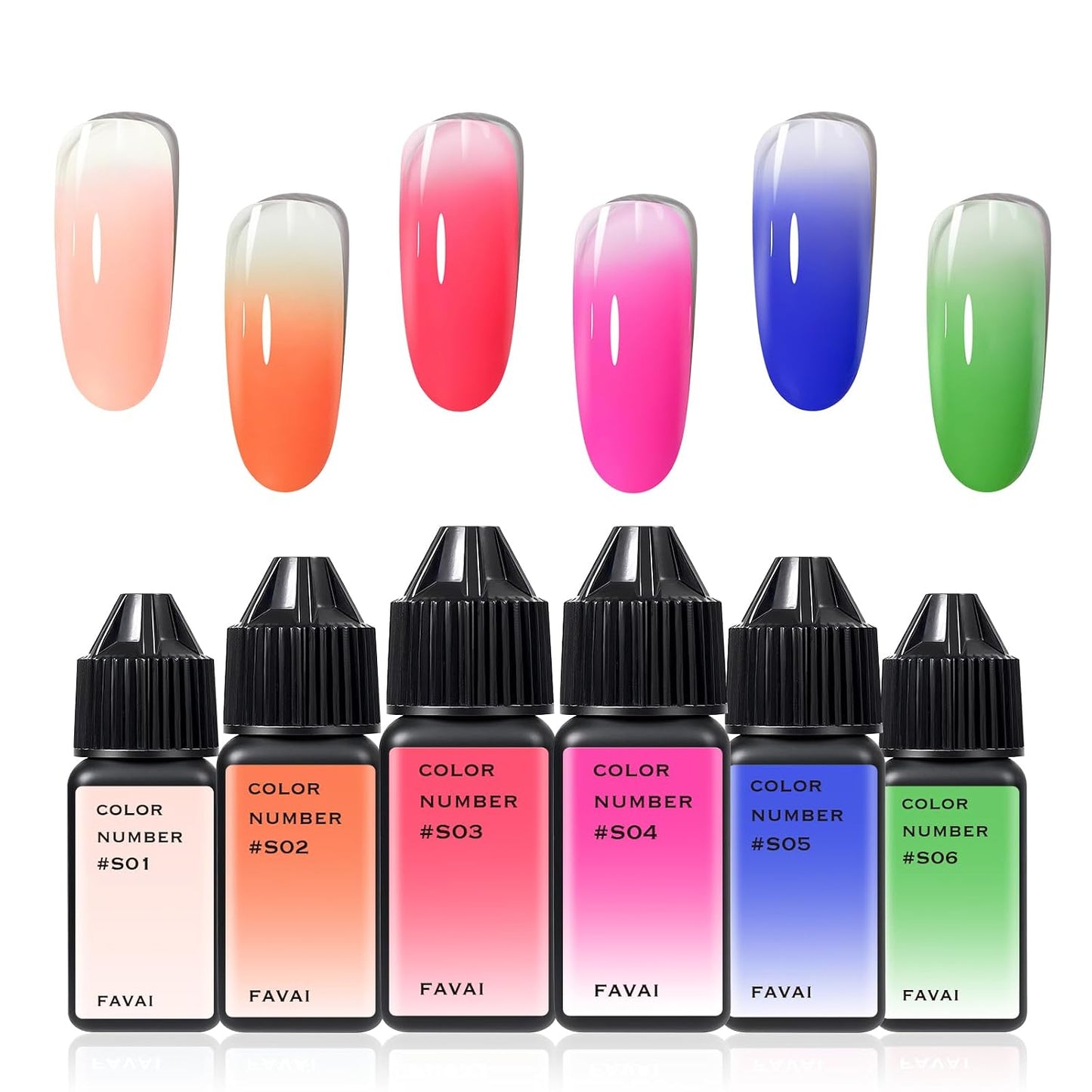 Airbrush Gel Nail Polish Starter Kit - 12 Vibrant Hema-Free Colors | Fast-Dry Smooth Gradient for DIY Manicure