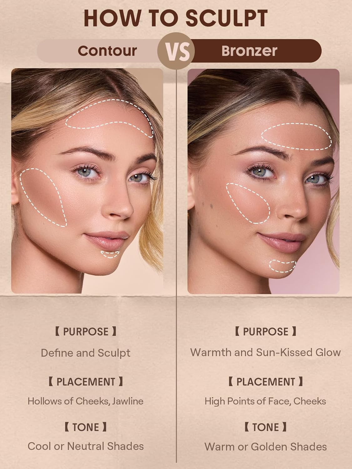 Buttery Buff Contour & Bronzer Stick - Versatile Makeup Tool | Stone Shade
