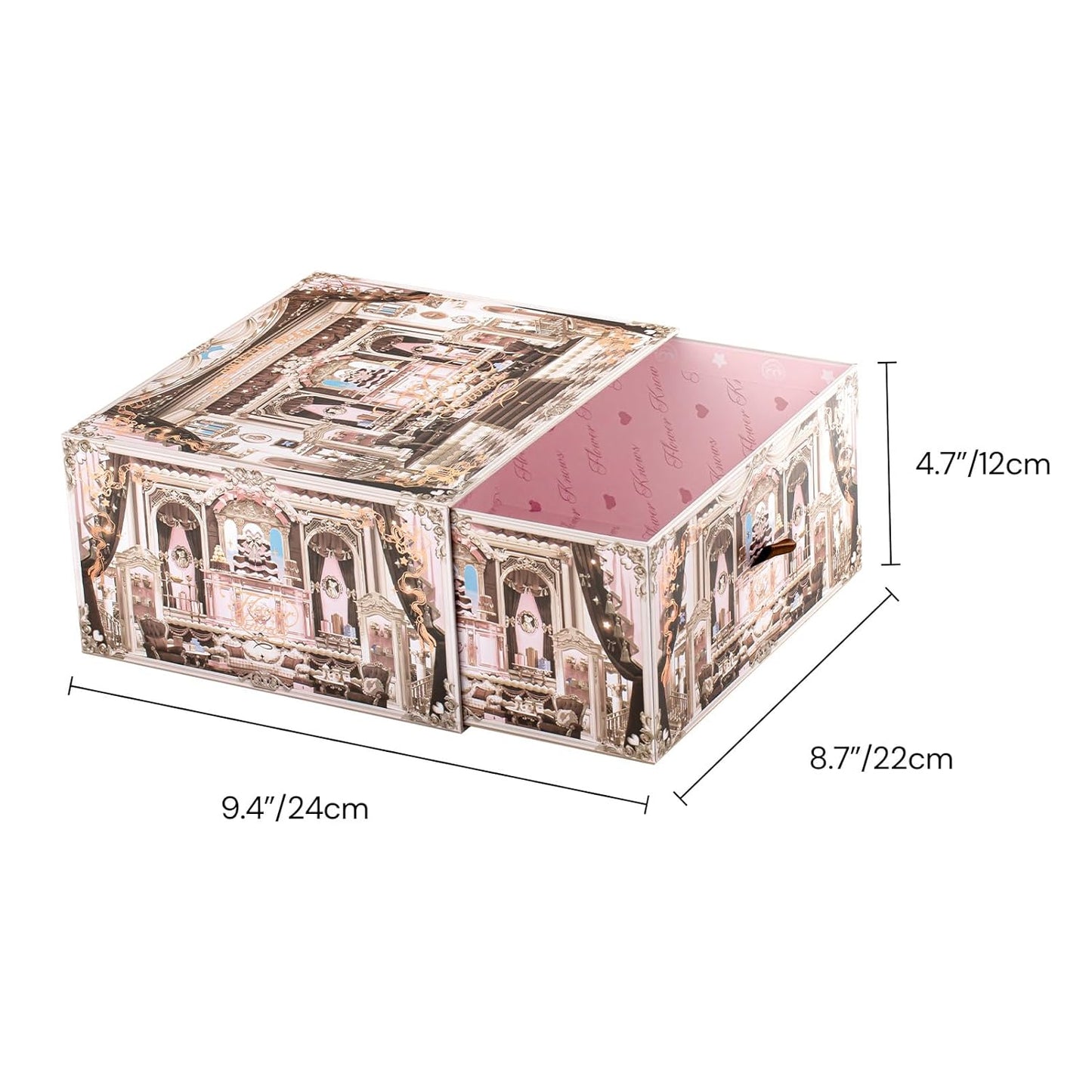 Swan Serenade 11-Piece Makeup Gift Box Set - Palette, Blush, Highlighter, Lip Gloss & More | Perfect for Anniversary & Valentine's Day