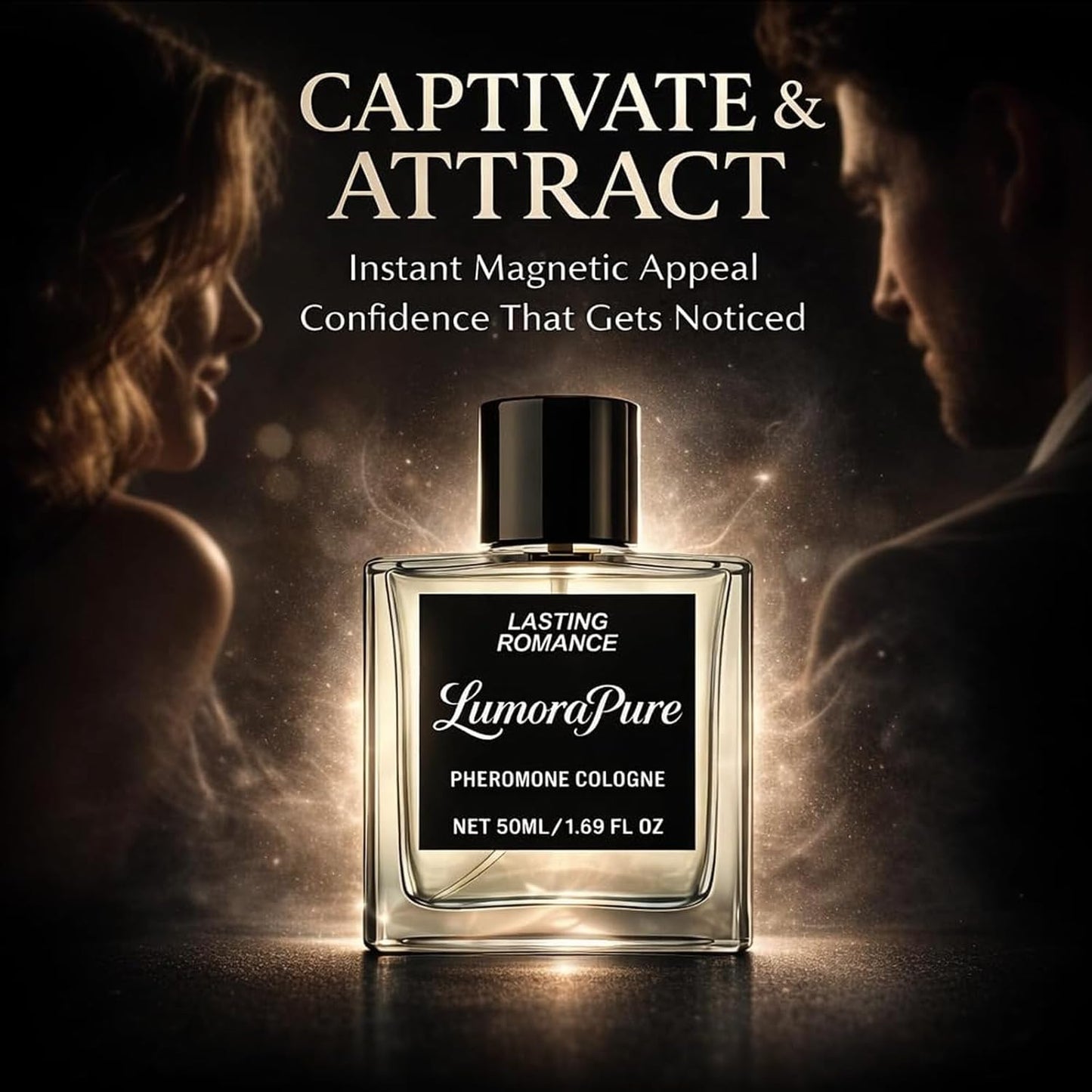 Pheromone Cologne for Men - Fresh Long-Lasting Fragrance | 50 ml/1.69 fl oz