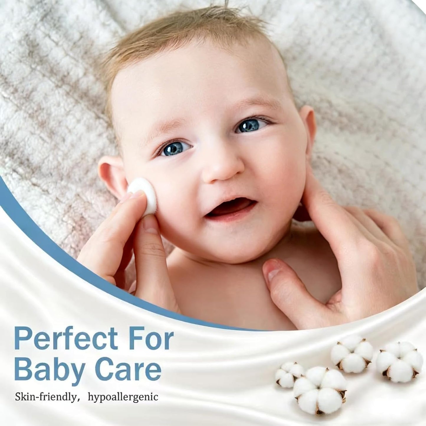2000 Pcs Cotton Balls - Large Bulk Absorbent Hypoallergenic Soft Cotton for Face, Baby Care, Makeup & Crafts