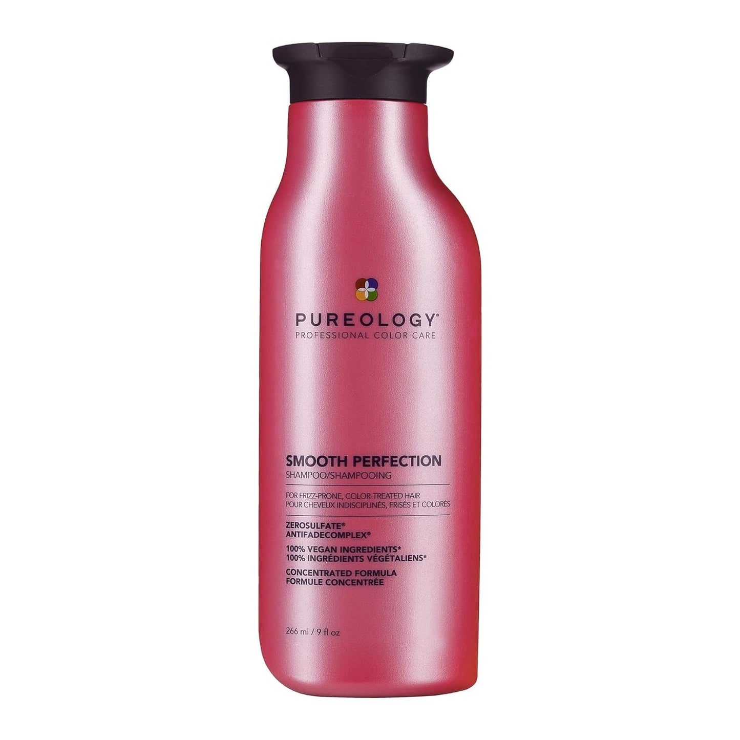 Pureology Smooth Perfection Shampoo - Frizz Control for Color-Treated Hair | Sulfate-Free & Vegan Formula