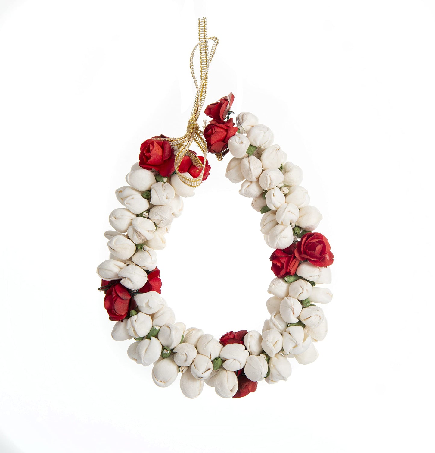 Aakarshana Jewels Hair Accessories Indian Traditional Style red and White