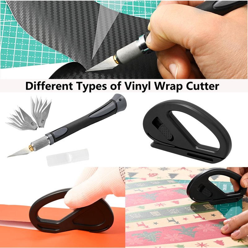 EHDIS Window Tint Kit Vinyl Wrap Tool with Bulldozer Squeegee,Windshield Back Tint Scraper, Small Rubber Squeegee, Wrap Stick, Film Cutter for Car Wrapping Window Film Installation