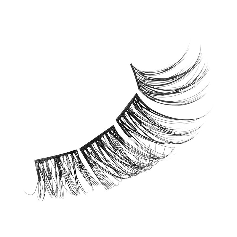 Impress False Eyelashes - Wispy Lash Clusters, 10mm-14mm | 30 Reusable, Contact Lens Friendly, Easy to Apply