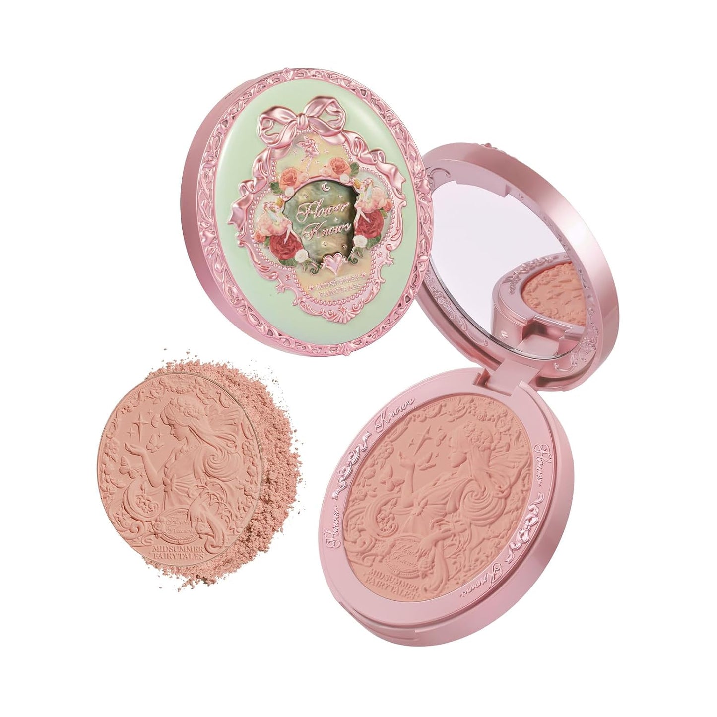 Velvet Embossed Blush - Buildable Berry Matte Powder for Cheeks | Soft Makeup for Women & Girls, 0.17 Oz