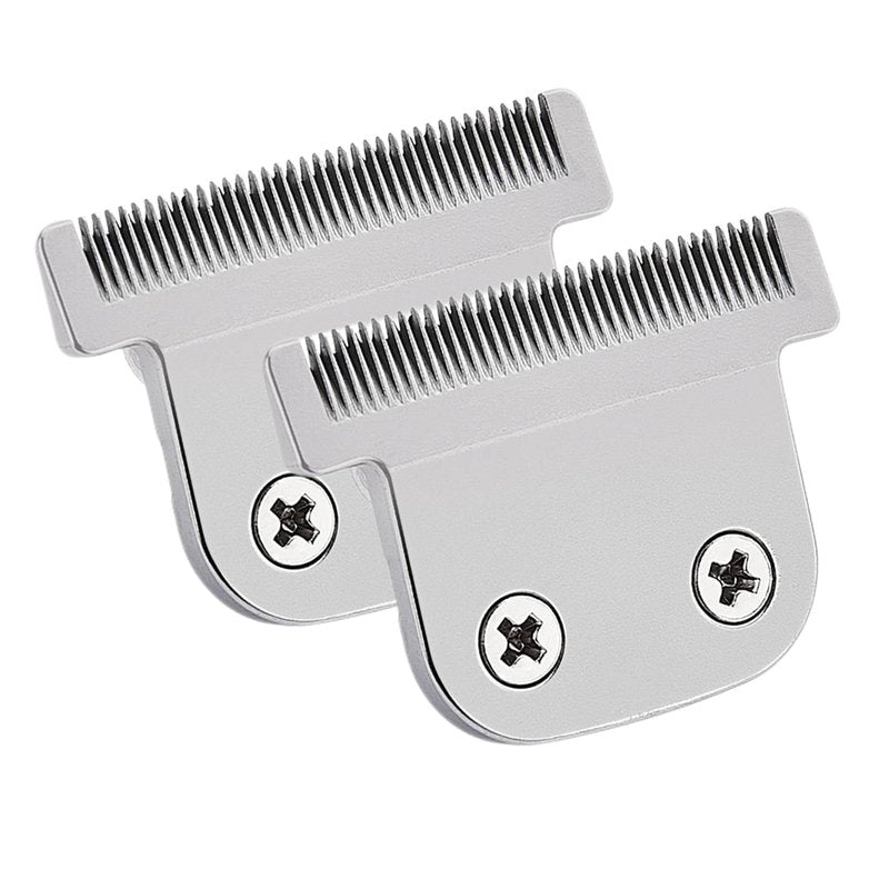 Replacement T Blade Detachable Compatible with Wahl T Blades for Trimmers Models 9864/9864SS/9686/9818A/9854L/9876L/9854(2Silver Pack)
