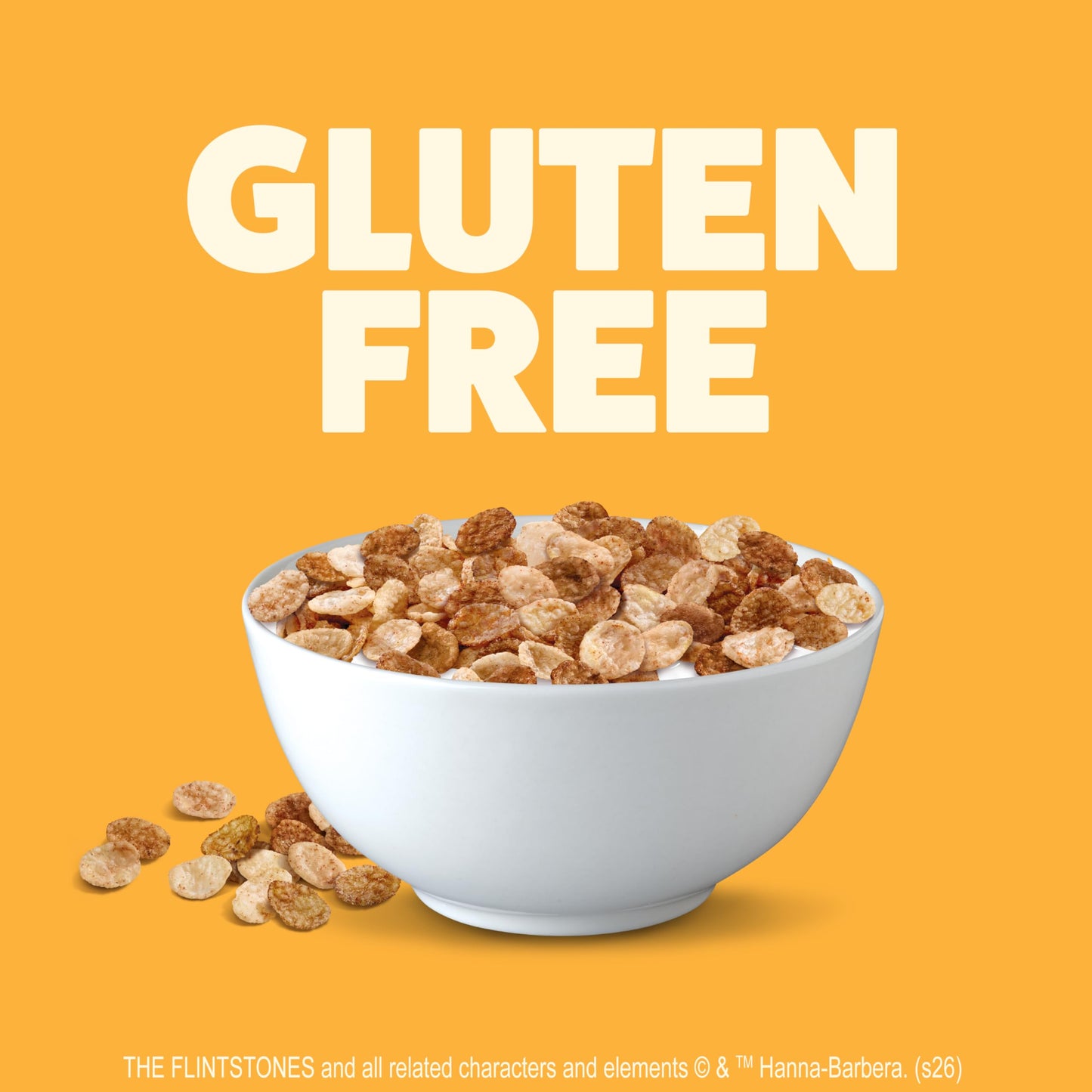 Cinnamon PEBBLES Breakfast Cereal for Kids, Gluten Free, Made with Sweetened Puffed Rice, Family Size, 19.5 oz