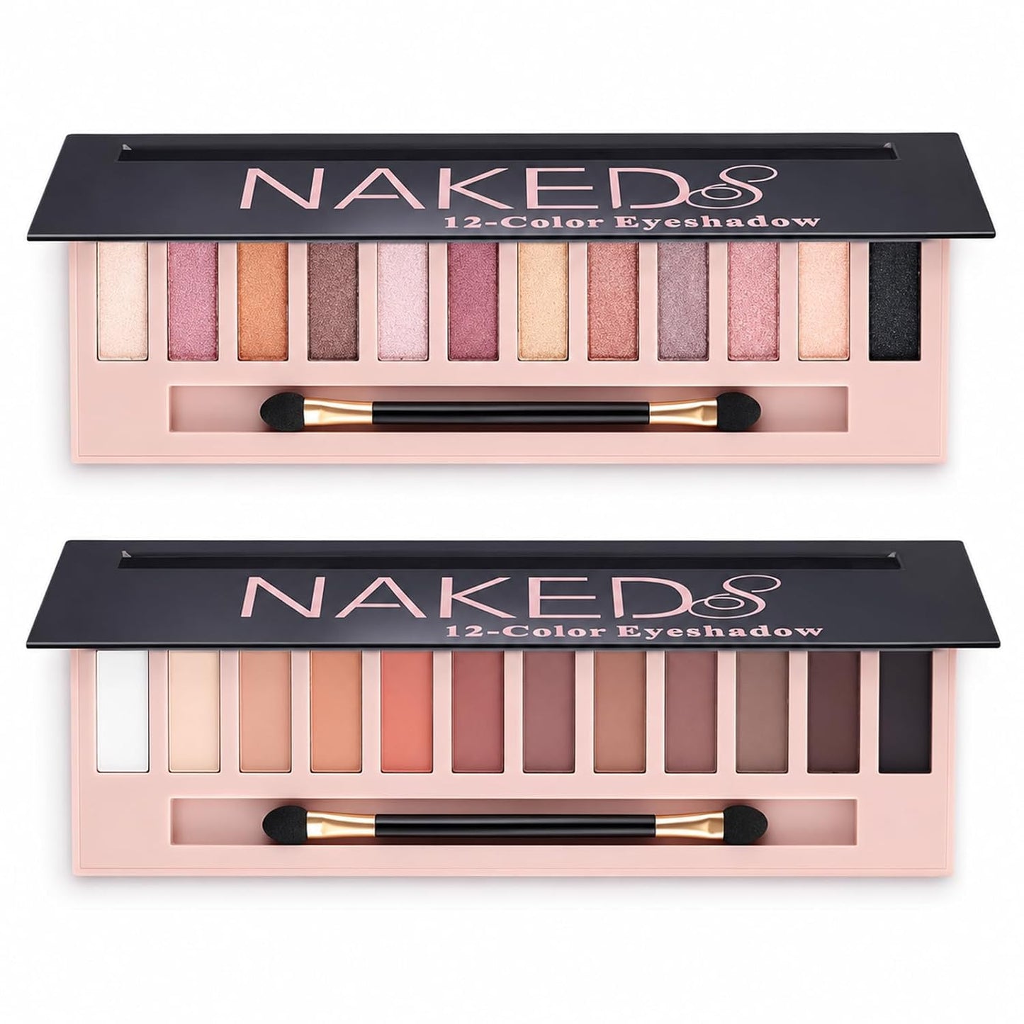 Naked Eyeshadow Palette Kit - 12 Colors Matte & Shimmer | Waterproof Smokey Glitter Eyeshadow for Women