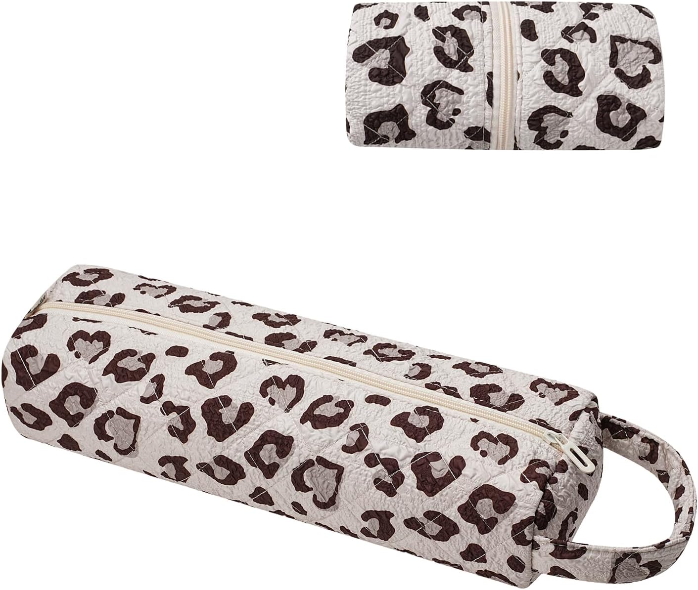 Quilted Hair Tools Travel Bag - Portable Storage Case for Shark FlexStyle & Dyson Airwrap | Leopard Print