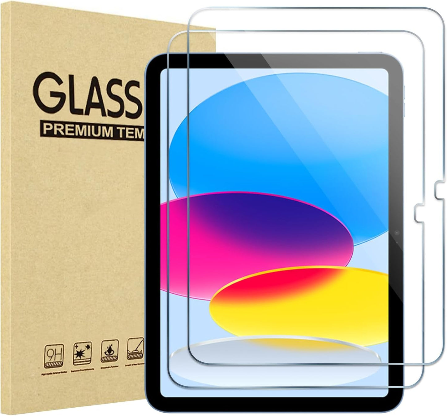 iPad Screen Protector - Tempered Glass Film Guard for A16 2025 & 10th Gen 11 Inch | Clear, 2 Pack