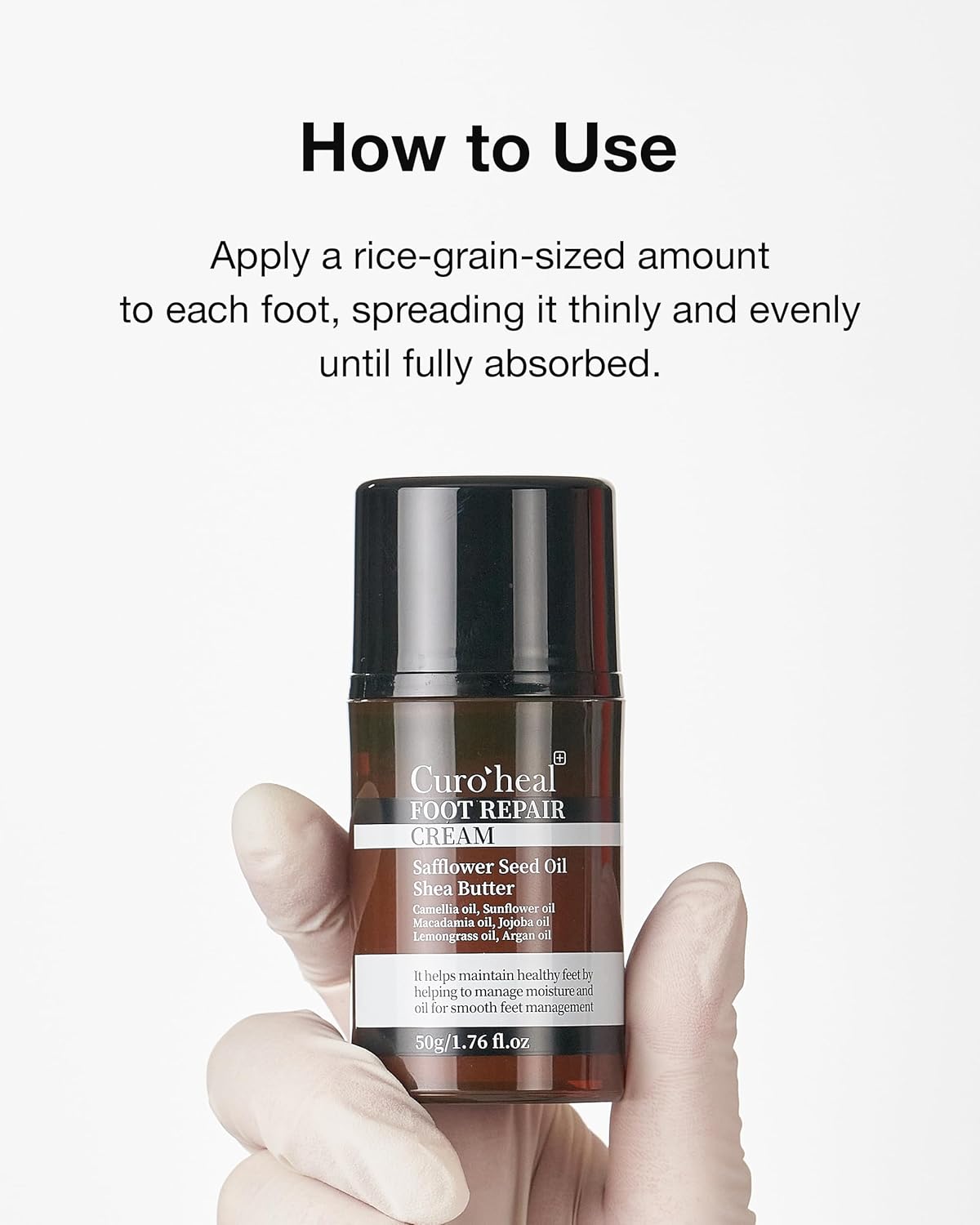 Foot Repair Cream - Intensive Moisturizer for Dry, Cracked Heels & Calluses | Shea Butter & Magnolia Extract Formula