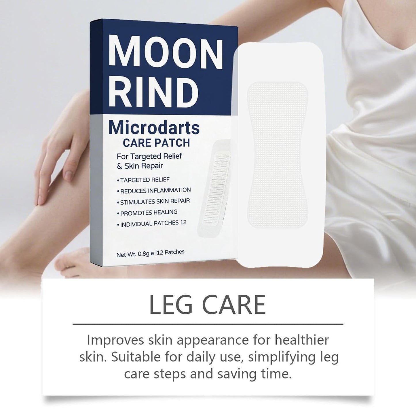 Moon Rind VeinTarget Microdarts Patch - Professional Varicose Veins Treatment for Legs | Natural Ingredients, 3 Boxes
