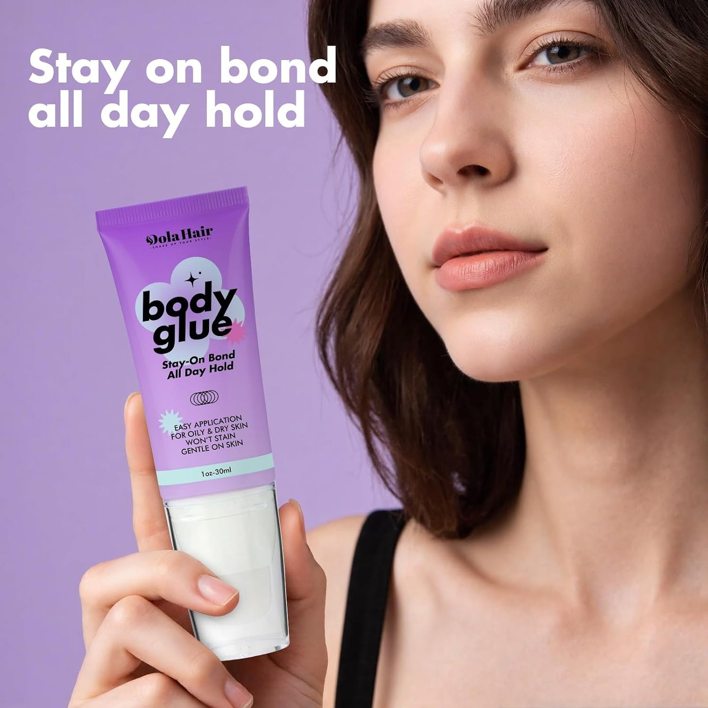 Body Glue for Clothes & Skin | Sweat Resistant Adhesive for Dancers, Socks, Stockings, Costumes - Water Wash Off