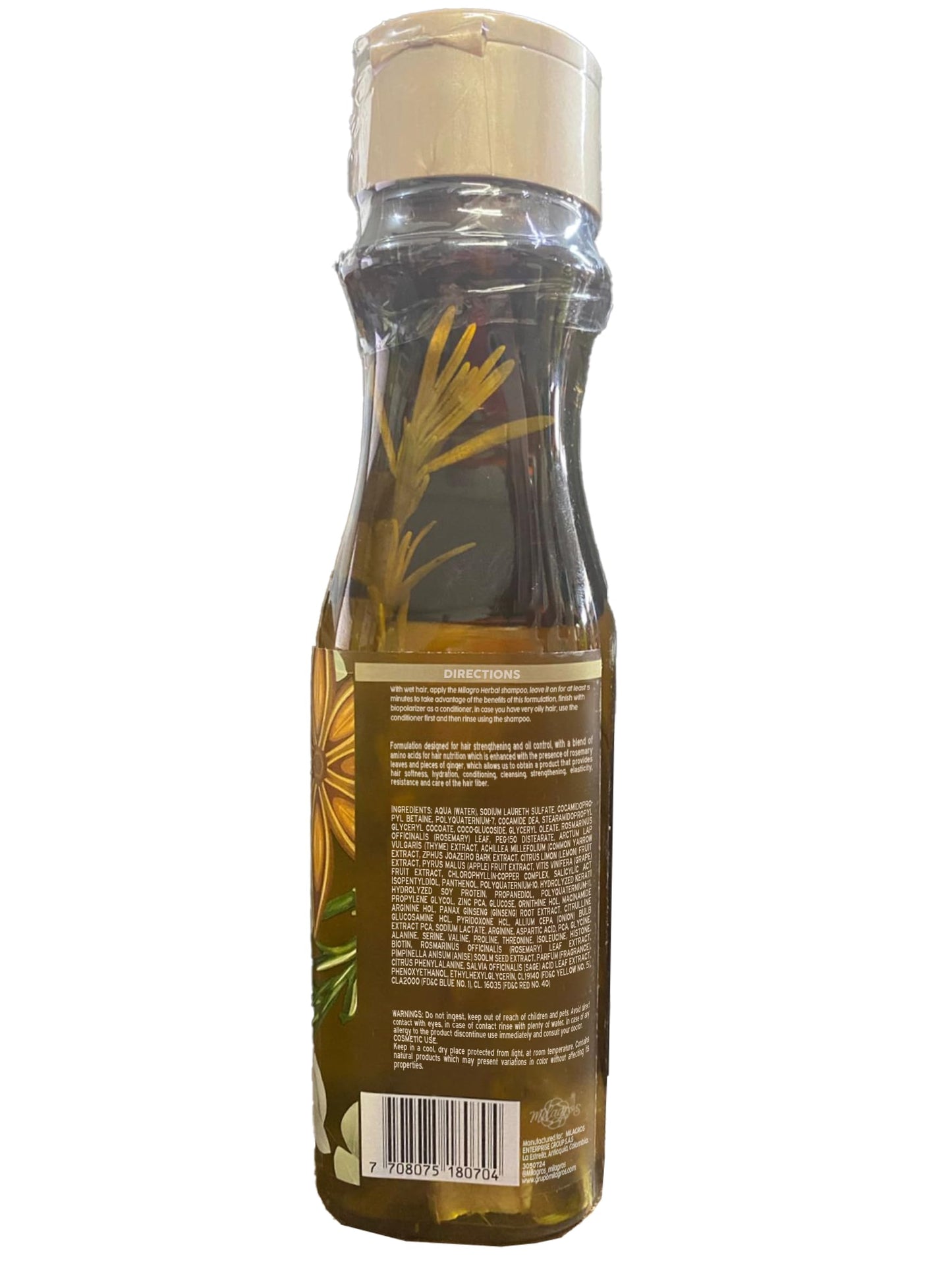 Milagro Ritual Herbal Shampoo & Conditioner Set (5 Pack) - Tonico, Desenredante, Perfume Bali