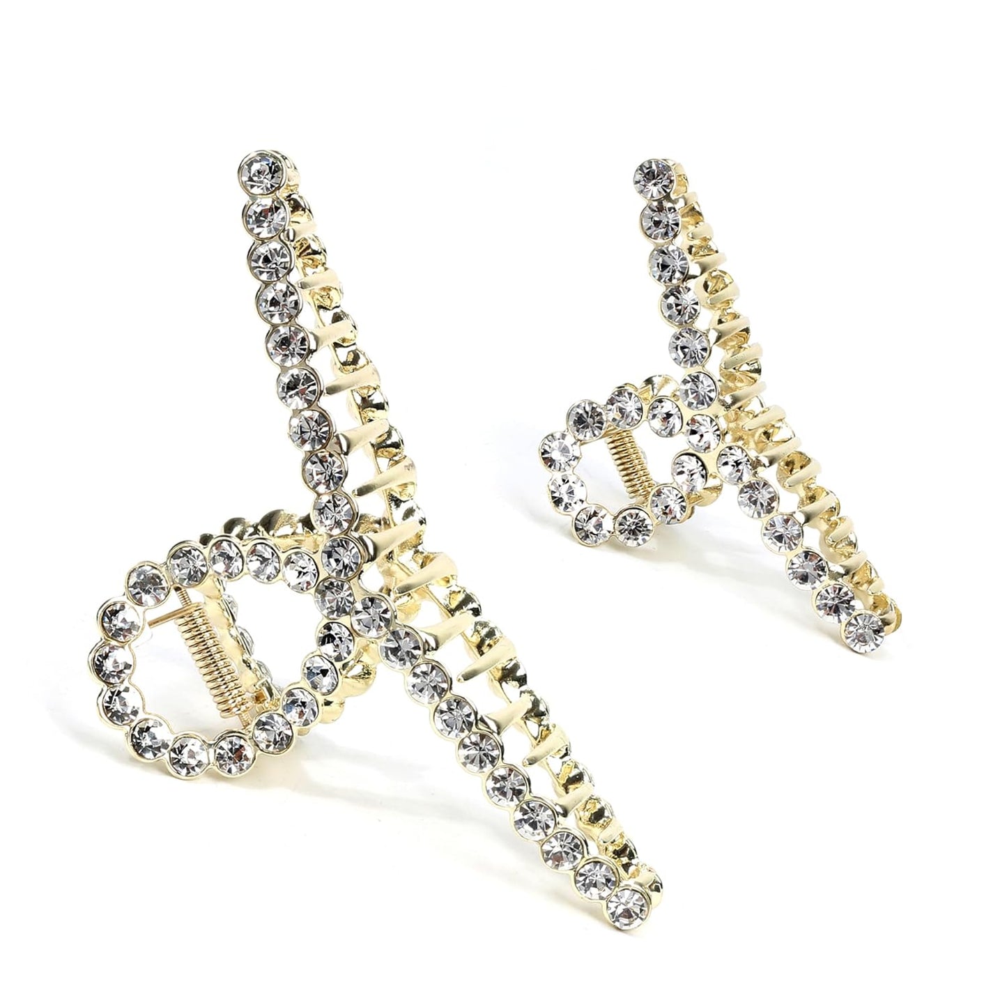 Big Hair Claw Clips - 5.1-Inch Jelly Clips for Long, Thick Hair | Set of 4