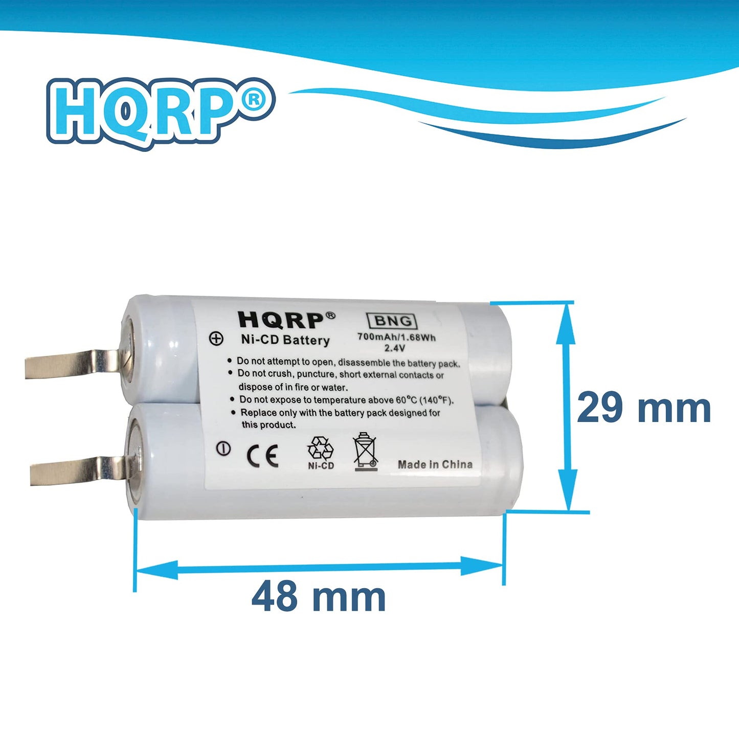 HQRP Battery Compatible with Philips Norelco 5821XL 5822XL 5825XL 5841XL 5842XL 5845XL Razor/Shaver Plus Screwdriver