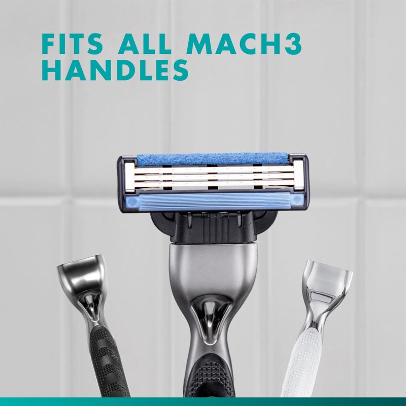 Gillette Mach3 Razor for Men, 1 Razor Handle + 1 Blade Refill