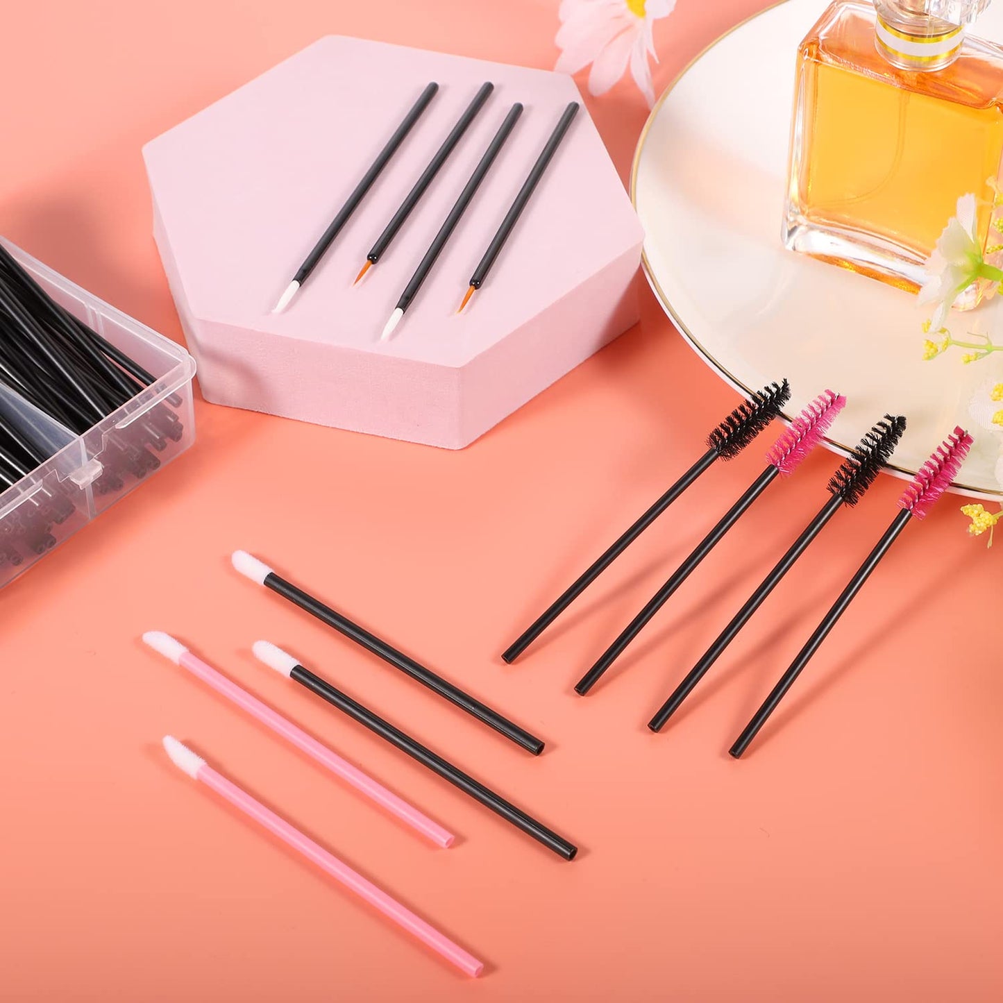 BESARME 270 PCS Disposable Makeup Applicators Tools Kit