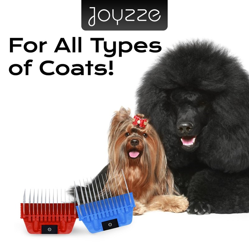JOYZZE A Series Wide Metal Comb for Smooth Coat, Professional Dog Grooming Blades, Durable and Precise, Compatible with A Series Clippers