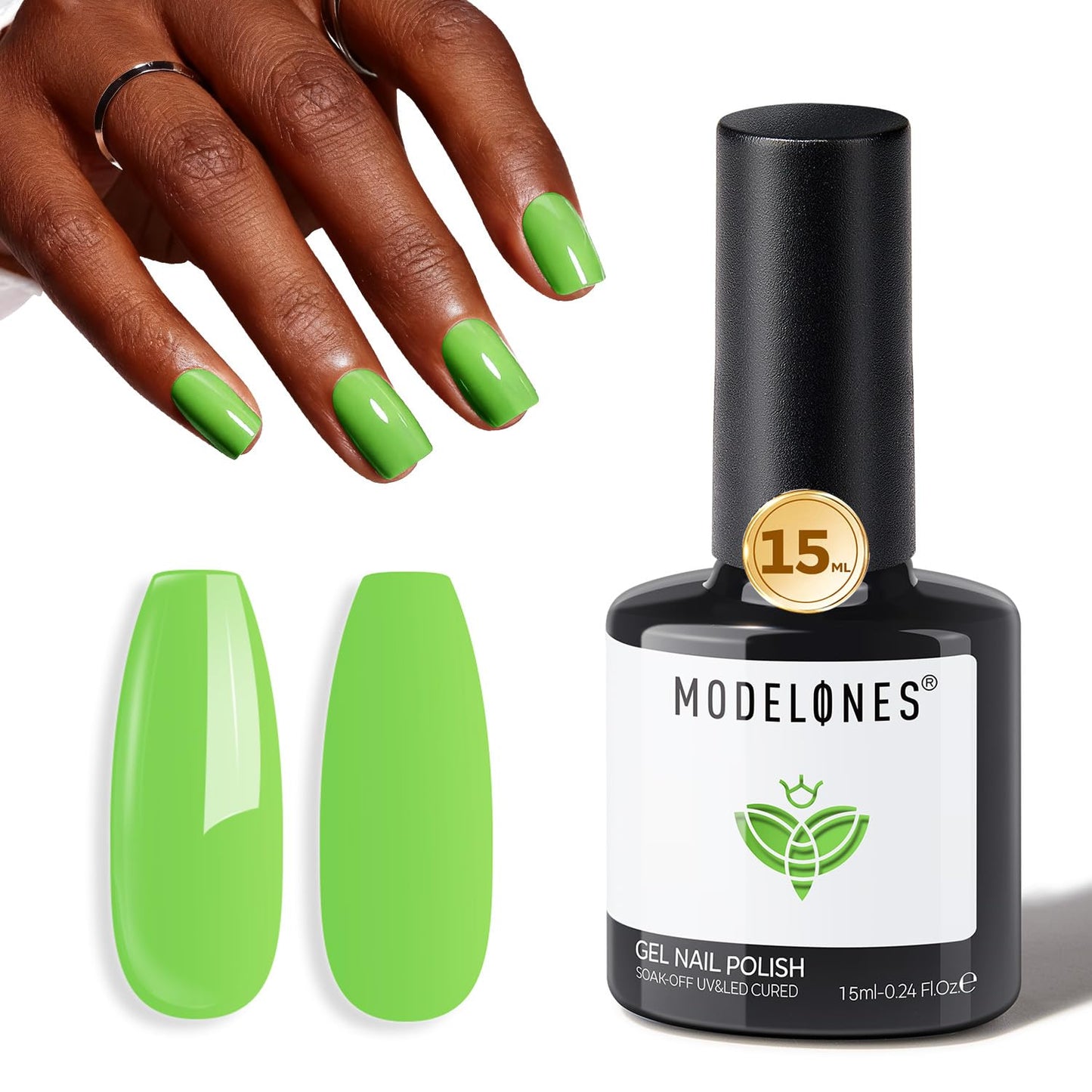 Modelones Clear Blooming Gel Nail Polish - 15ML | Floral Print Marble Watercolor Effects for DIY Nail Art