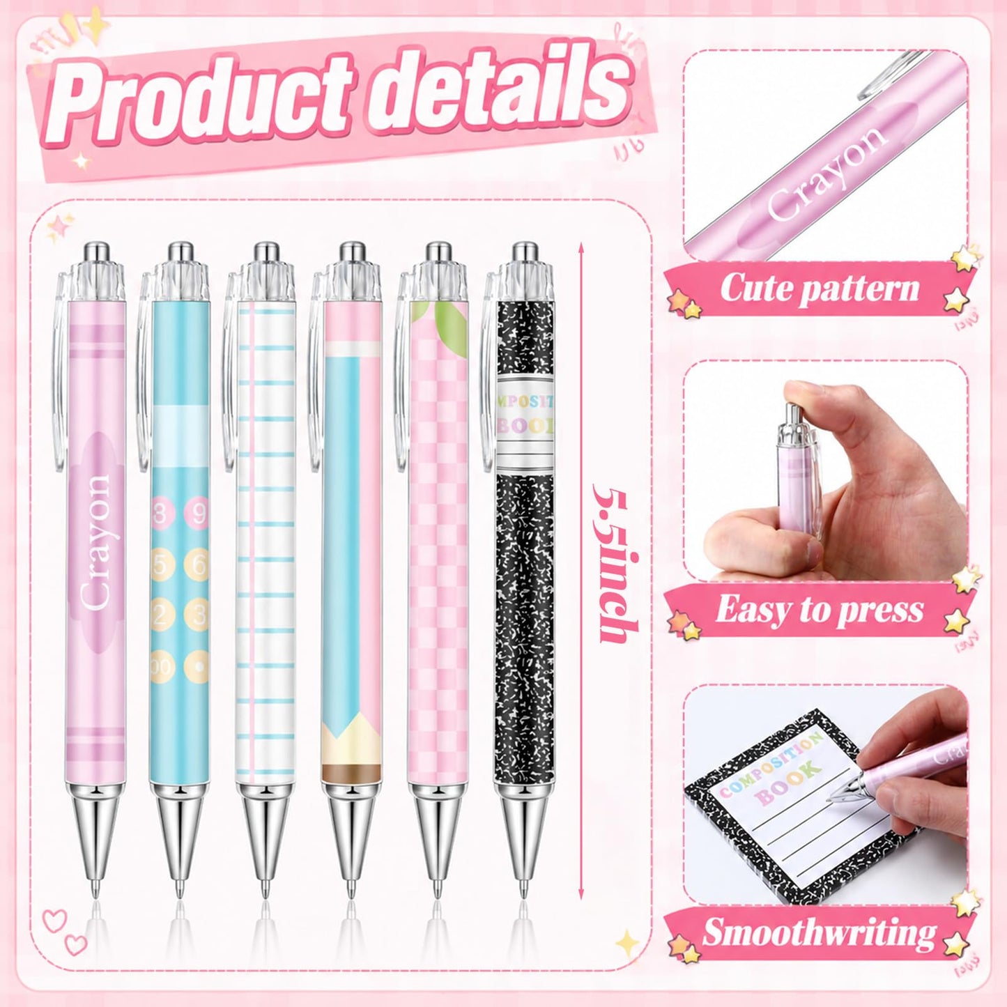 Honeydak 12 Set Back to School Teacher Gift Bulk Teachers Appreciation Gifts in Bulk Teacher Tumbler Cute Composition Notebook Sticky Note Ballpoint Pen for Mentor Lecturer Educator (16 oz,Pastel)