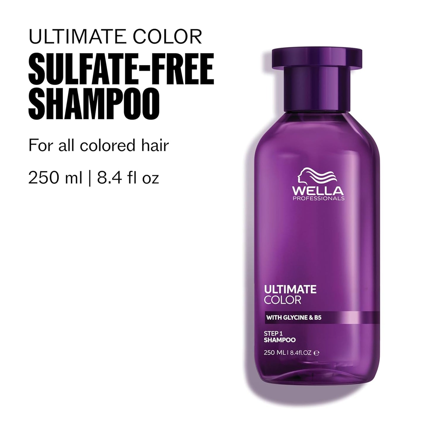 Wella Professionals Ultimate Color Shampoo - Vibrant Color & Scalp Soothing | Sulfate-Free for All Color-Treated Hair