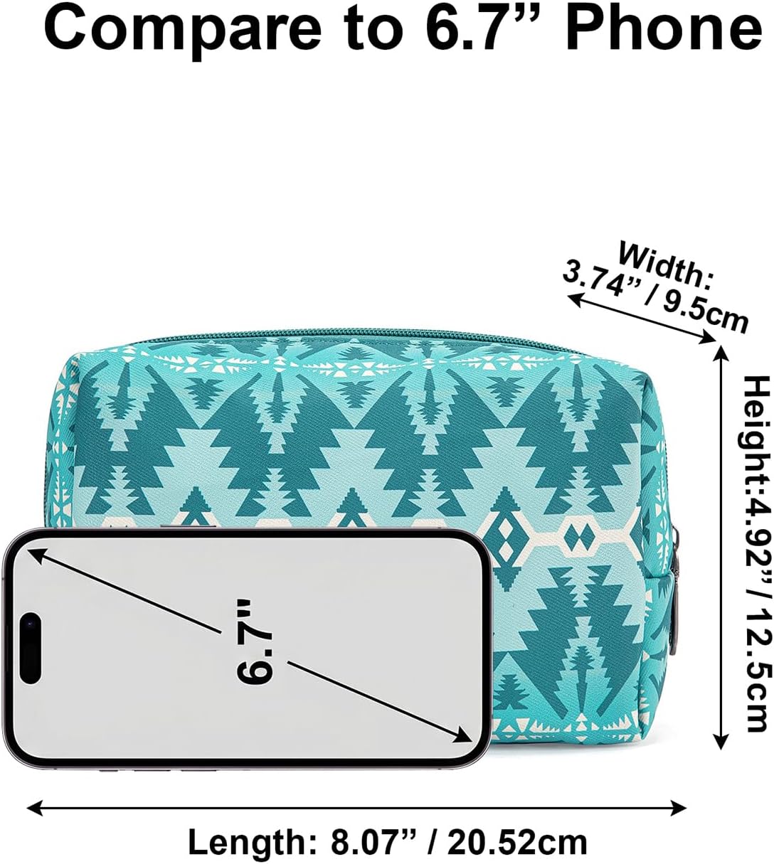 Travel Makeup Bag - Waterproof Cosmetic Pouch for Women | Large Portable Toiletry Bag