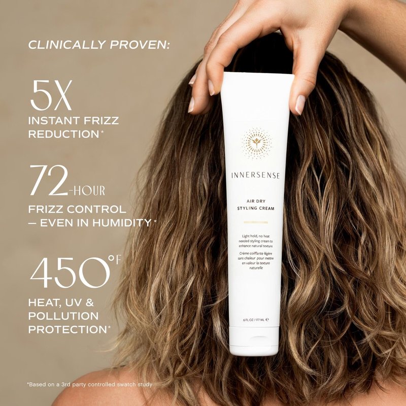 Air Dry Styling Cream - Organic Beauty for Light Hold & Frizz Control | Non-Toxic, Cruelty-Free, 32 oz