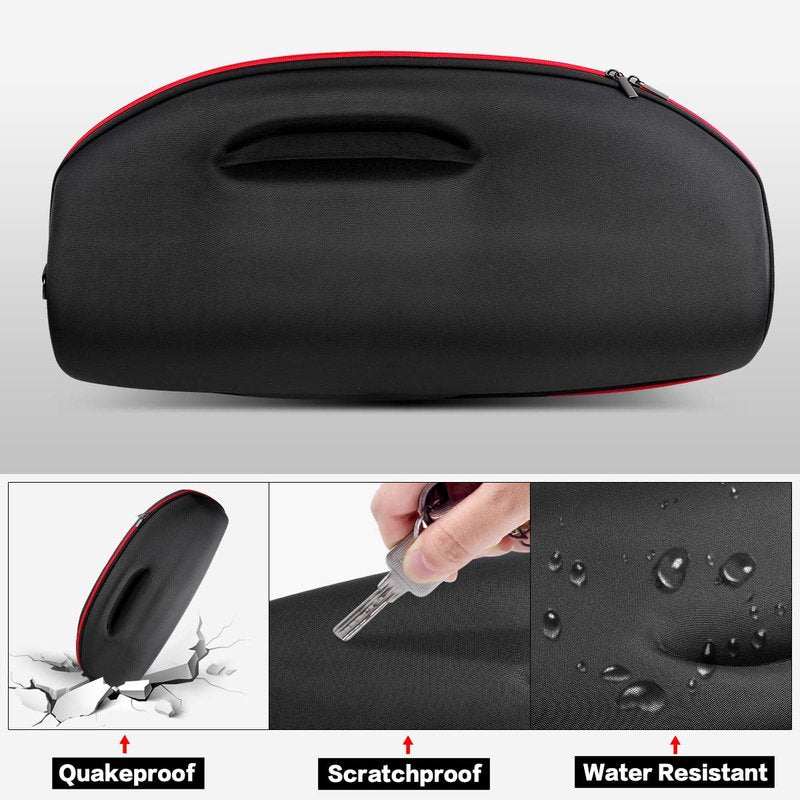 Comecase Hard Travel Case Compatible with JBL Boombox 3/ Boombox 2, Shock-Resistant Carrying Bag with Shoulder Strap & Handle, Water-Resistant, Scratch-Proof Protective Storage Case (Case Only)