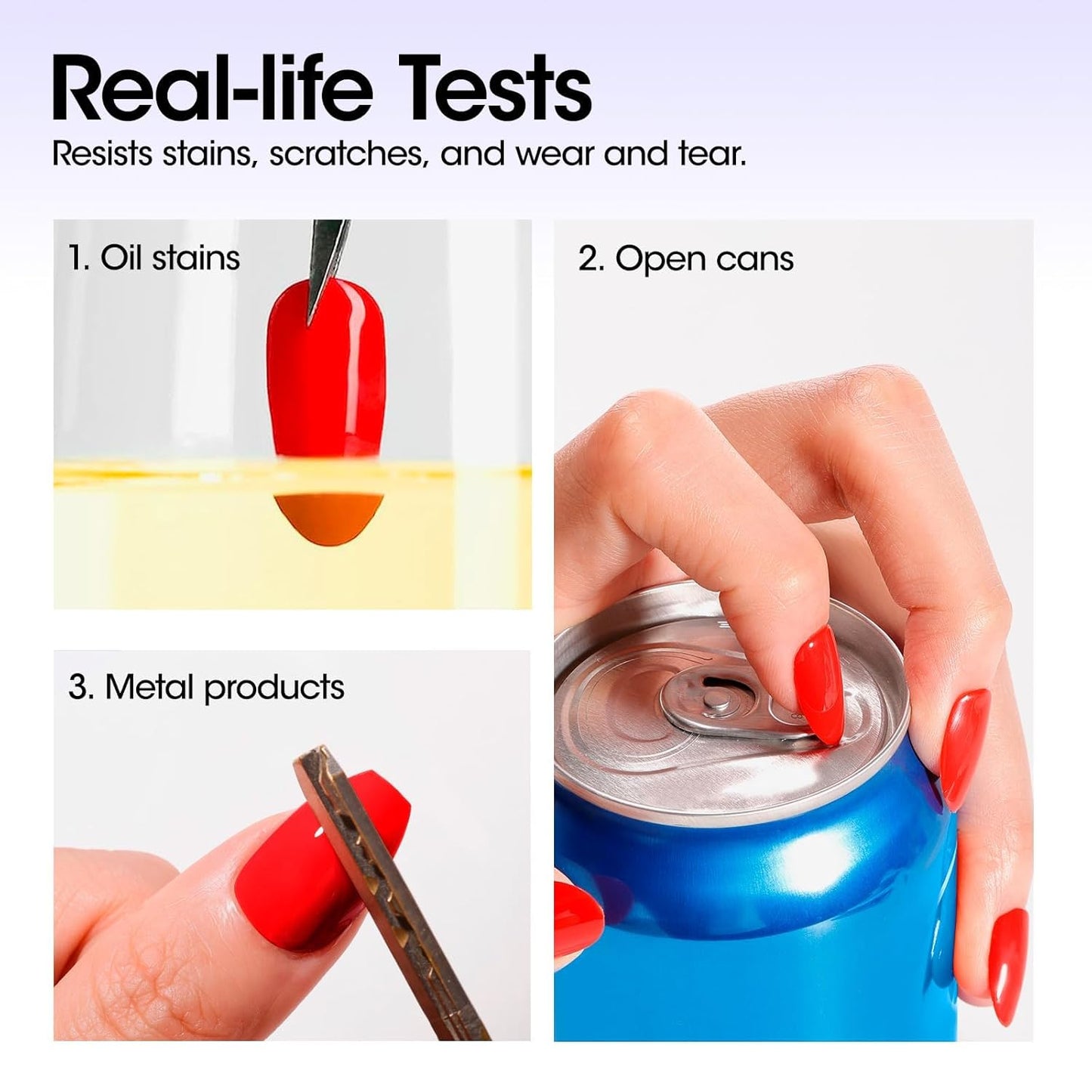 GELLEN No Wipe Gel Top Coat Set - 2 Pcs 18 ml Glossy Nail Polish for Home Salon Manicure
