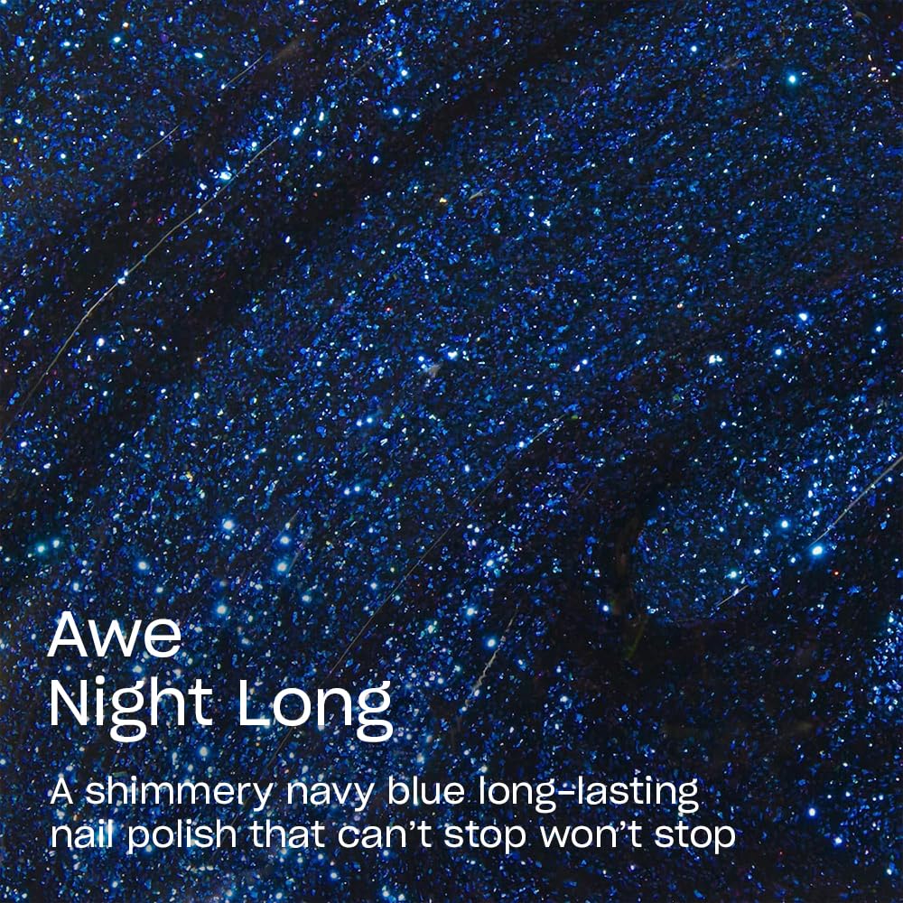 OPI Infinite Shine Nail Polish - Sheer Dark Blue Shimmer | Long-Lasting, Vegan Formula