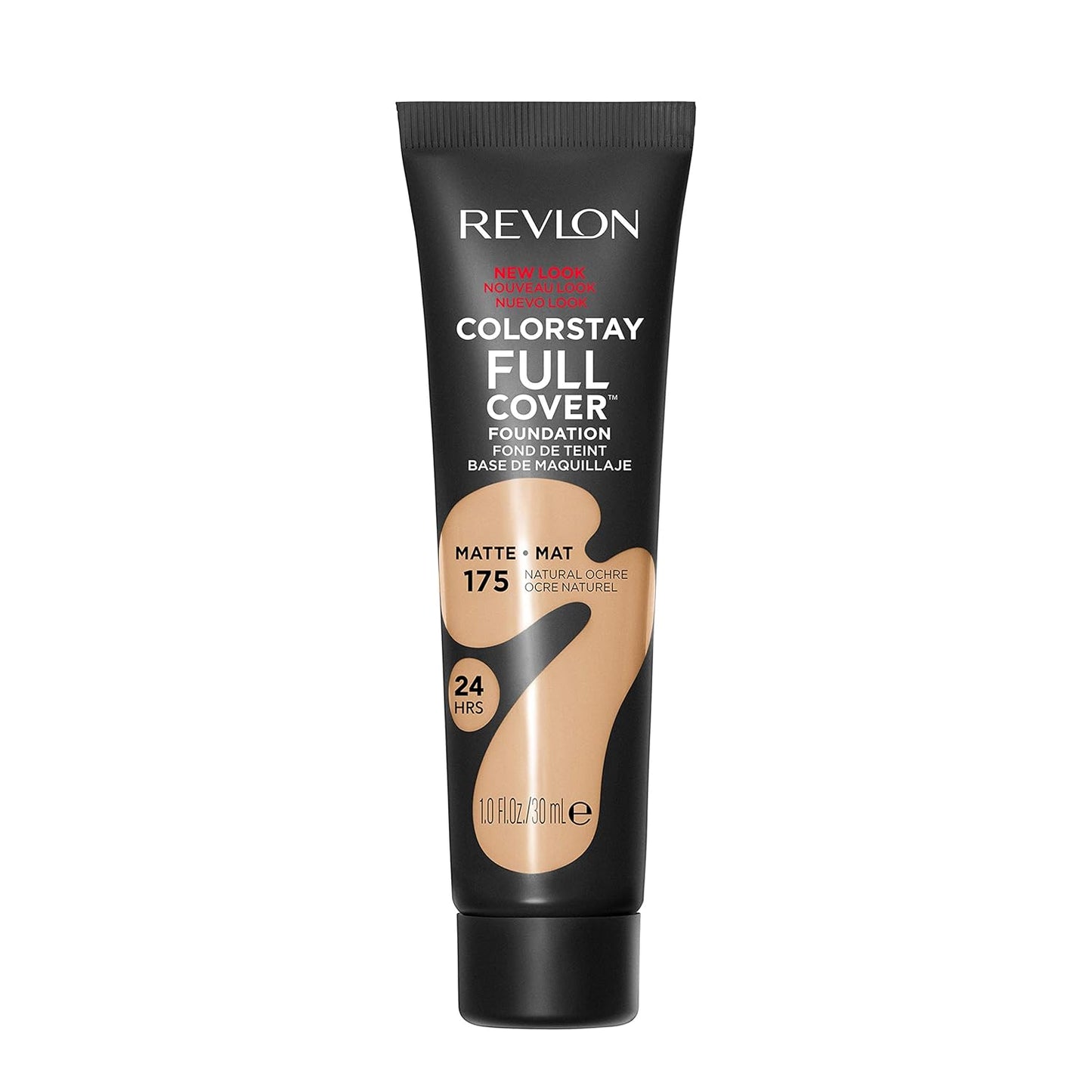 Revlon ColorStay Full Cover Matte Foundation - Heat & Sweat Resistant, Almond (405), 1.0 oz