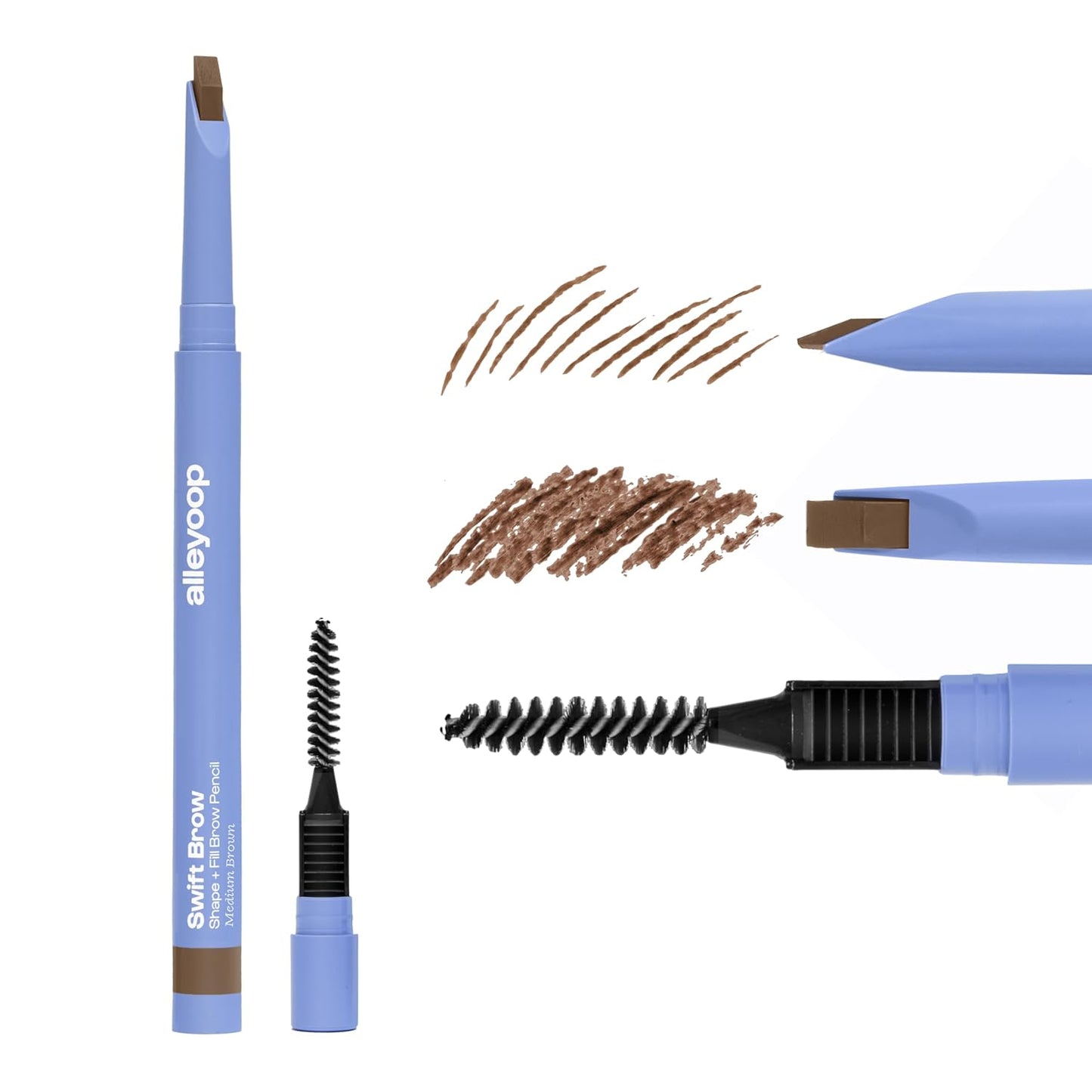 4 in 1 Makeup Pen - All-in-One Eyeliner, Lip Liner, Highlighter & Concealer | Vegan Travel-Friendly Makeup in Rouge Light