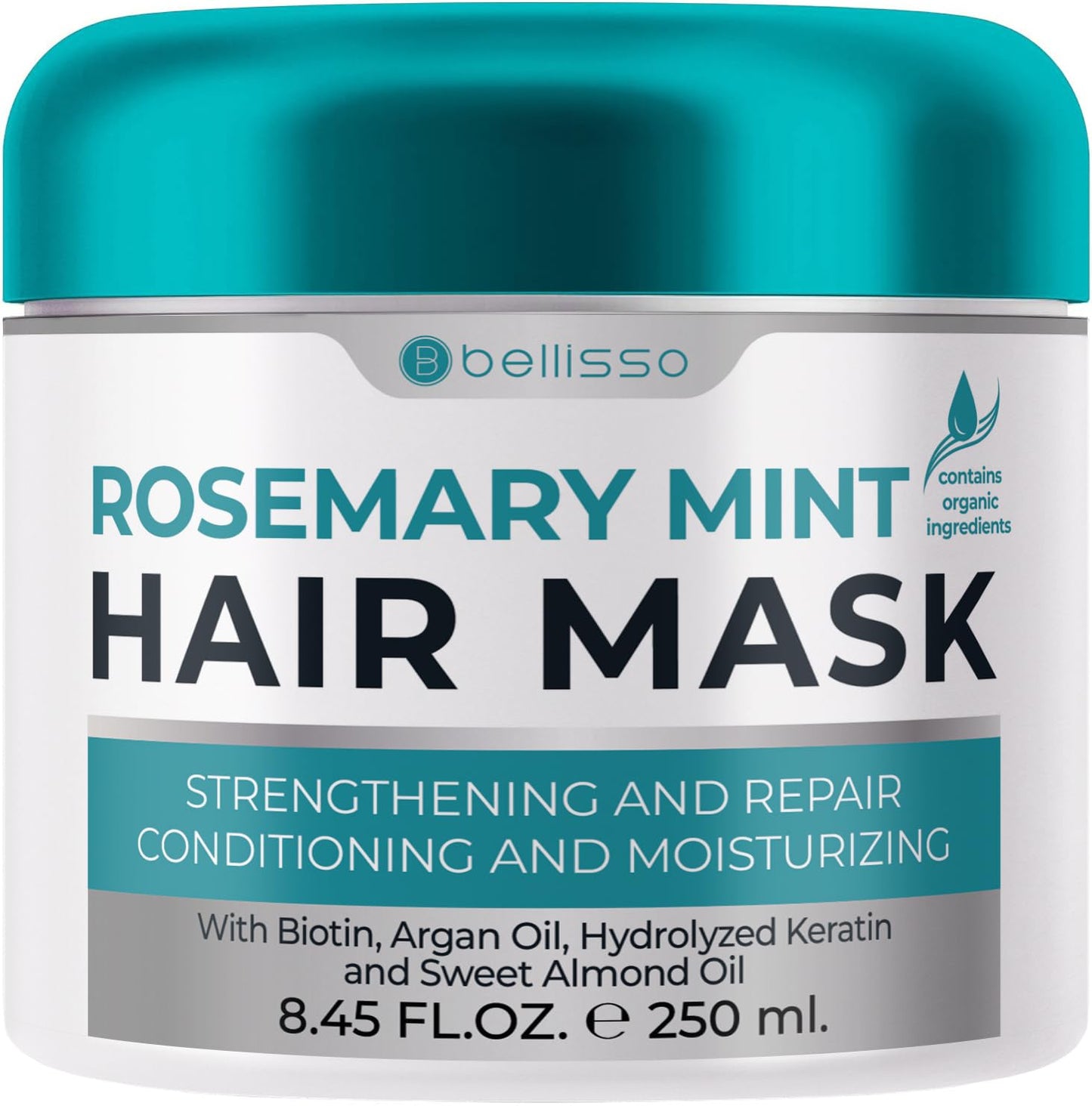 Tea Tree Oil Hair Mask - Deep Conditioning Treatment for All Hair Types | Intense Hydration & Protein Repair
