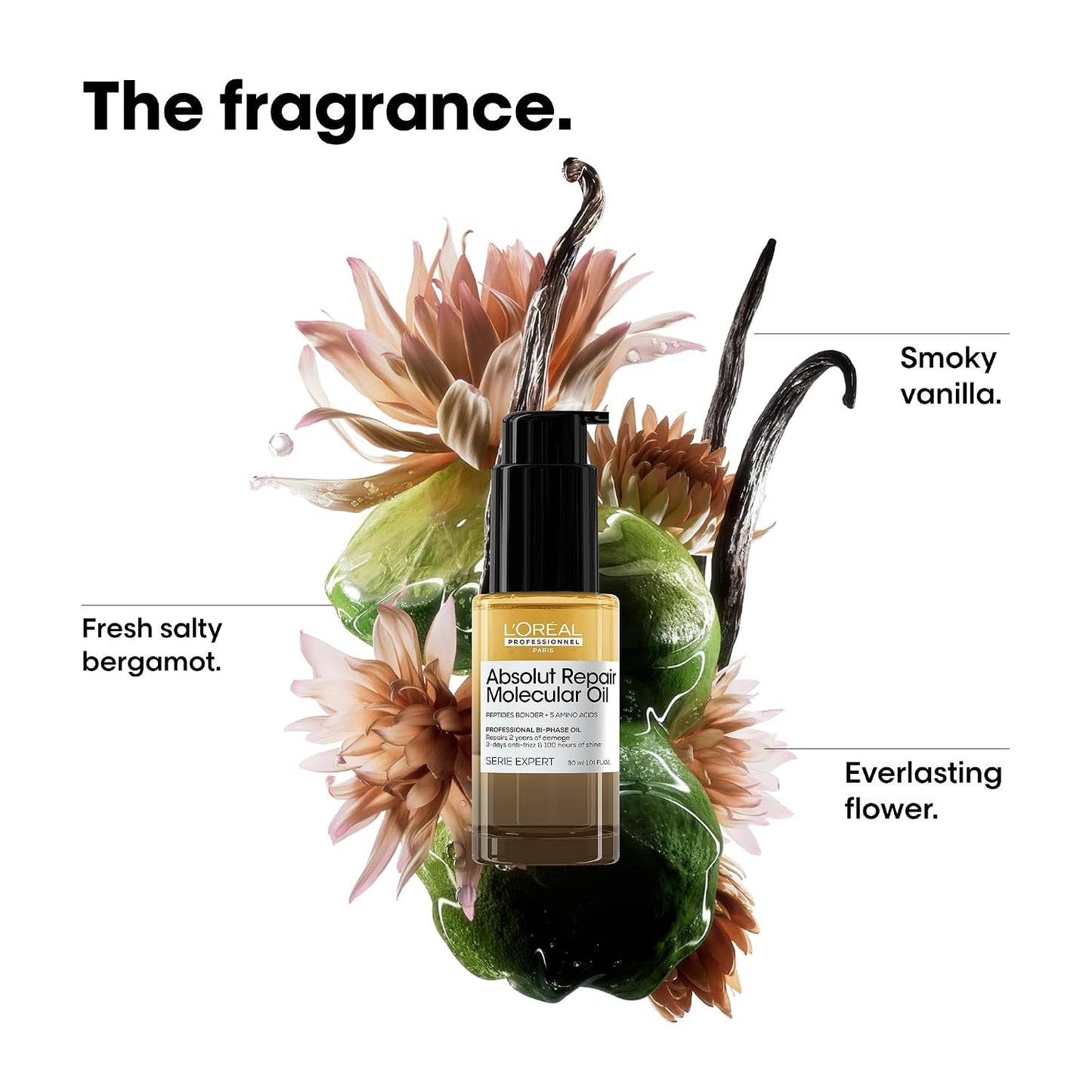 L'Oréal Professionnel Paris Hair Oil - High Shine Bi-Phase Formula, Repairs Damage & Reduces Frizz | Lightweight, Fast-Absorbing