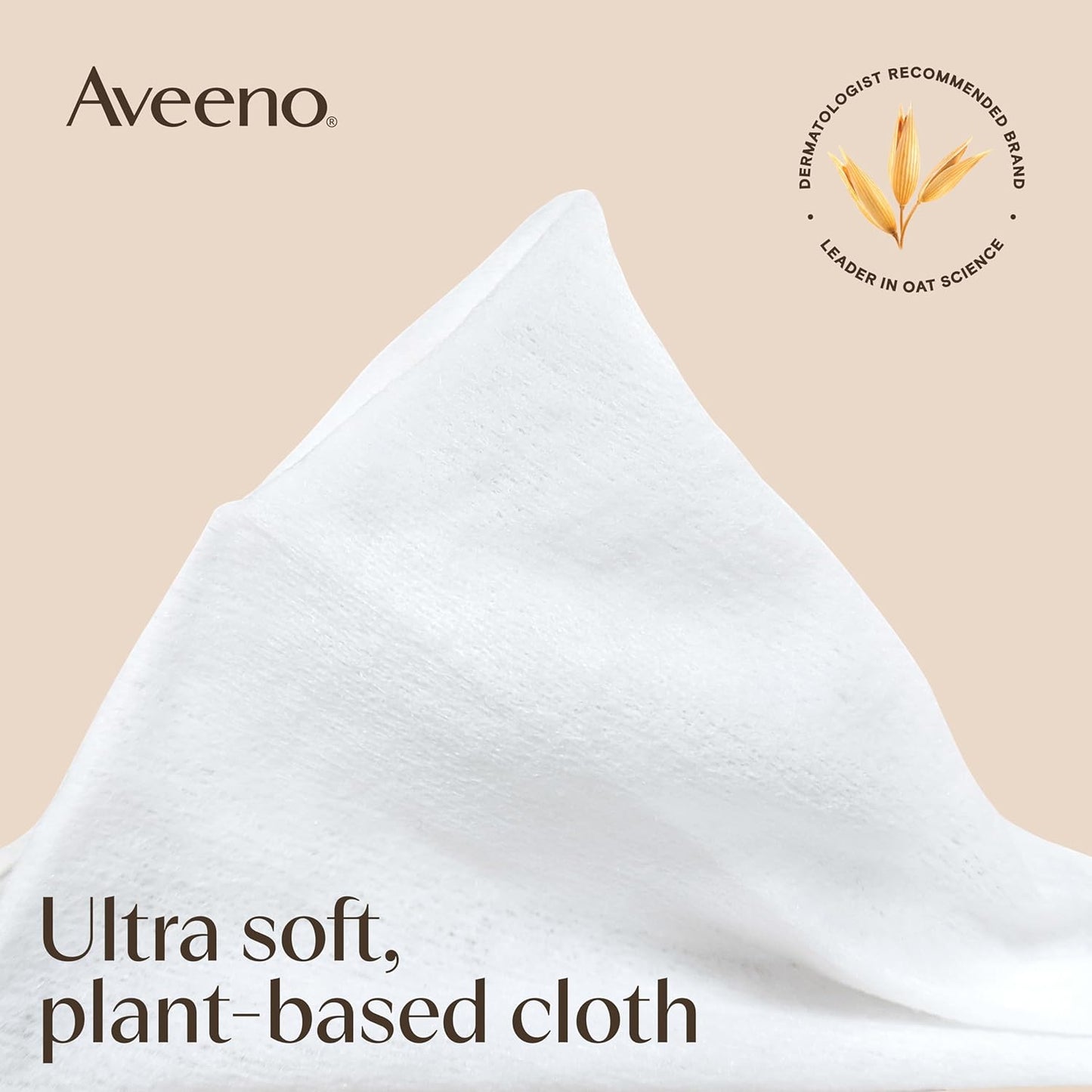 Aveeno Calm + Restore Makeup Remover Wipes - Unscented Facial Towelettes with Oat Extract & Feverfew | 25 Ct