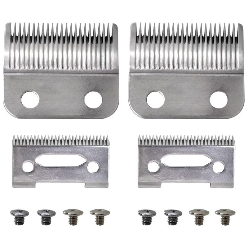 2pcs Blade for Wahl Clipper Blades, Compatible for Wahl Precision Replacement Blades,2 Hole Clipper Blade Replacement for Wahl MC3 Replacement Blades