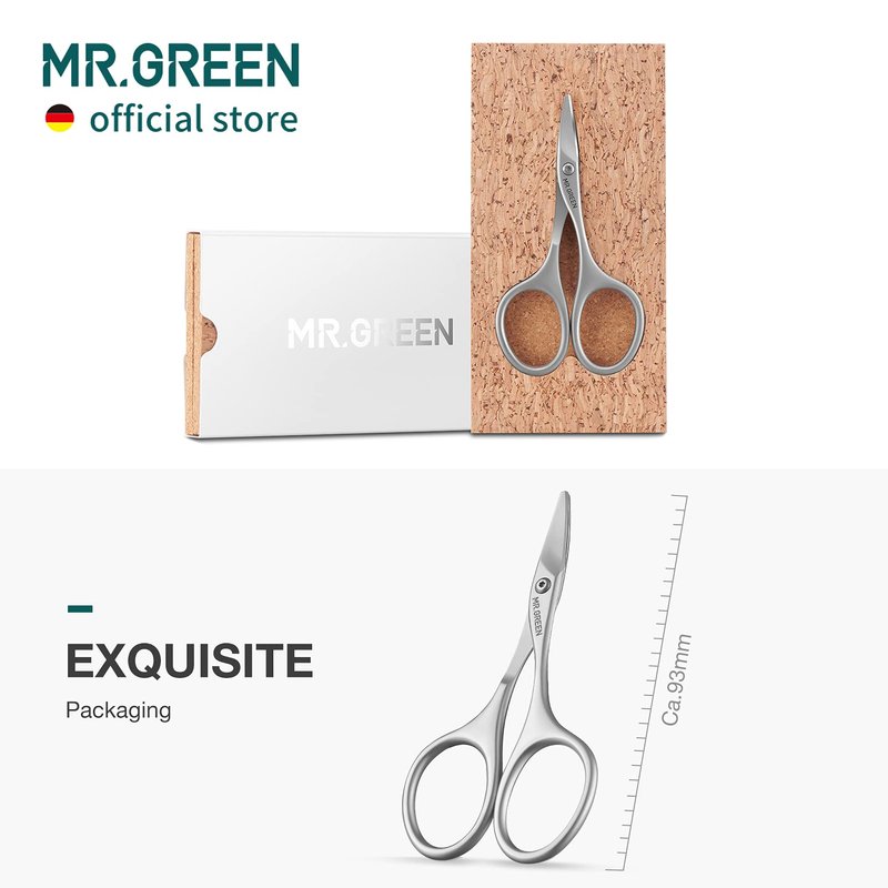 MR.GREEN Baby Nail Scissors Safety Nail Care Clippers Cutter Newborn Baby Convenient Nail Grooming Manicure Tool (Nail Scissors)