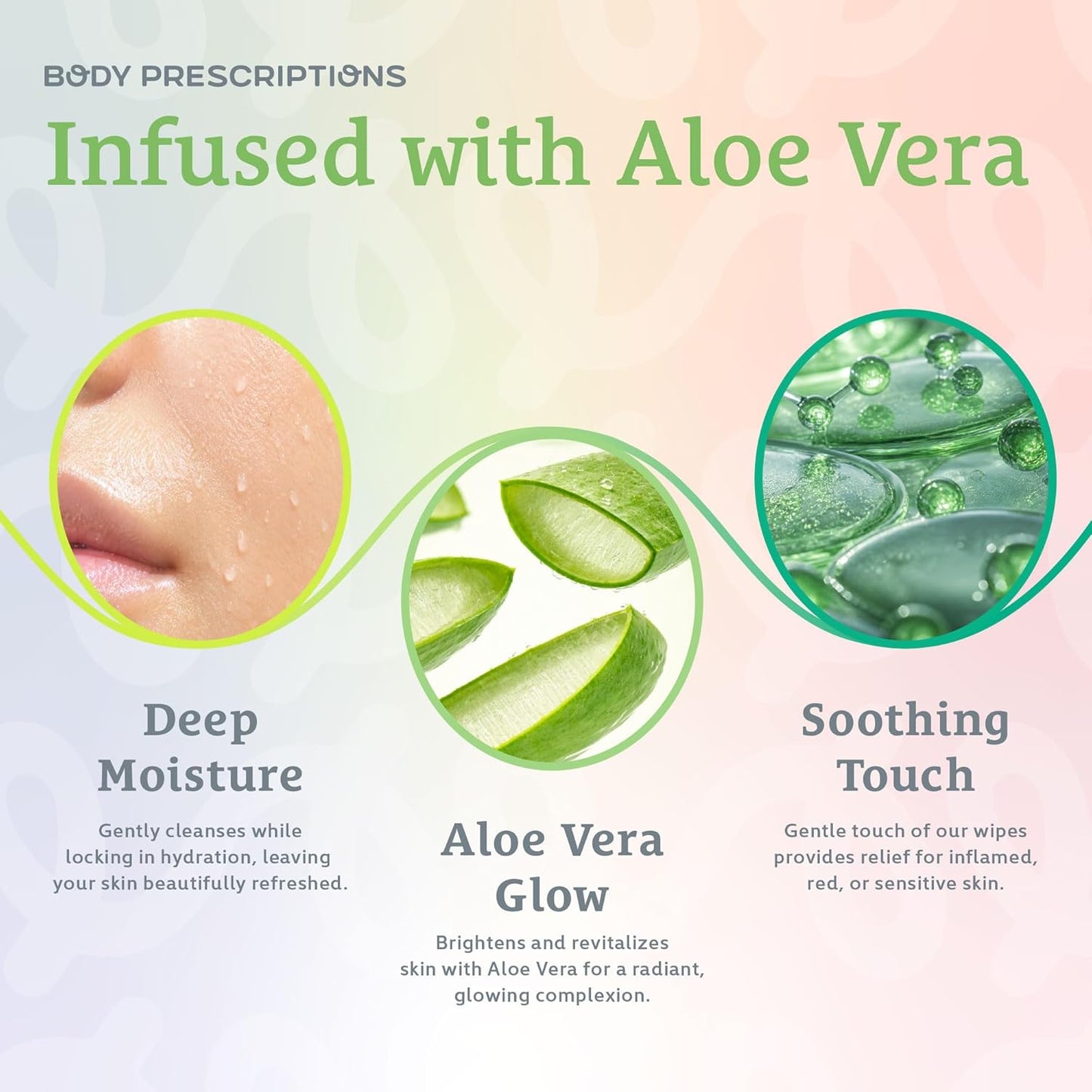 Makeup Cleansing Wipes - Gentle Aloe Vera Face Wipes, 50 Count (Pack of 2)