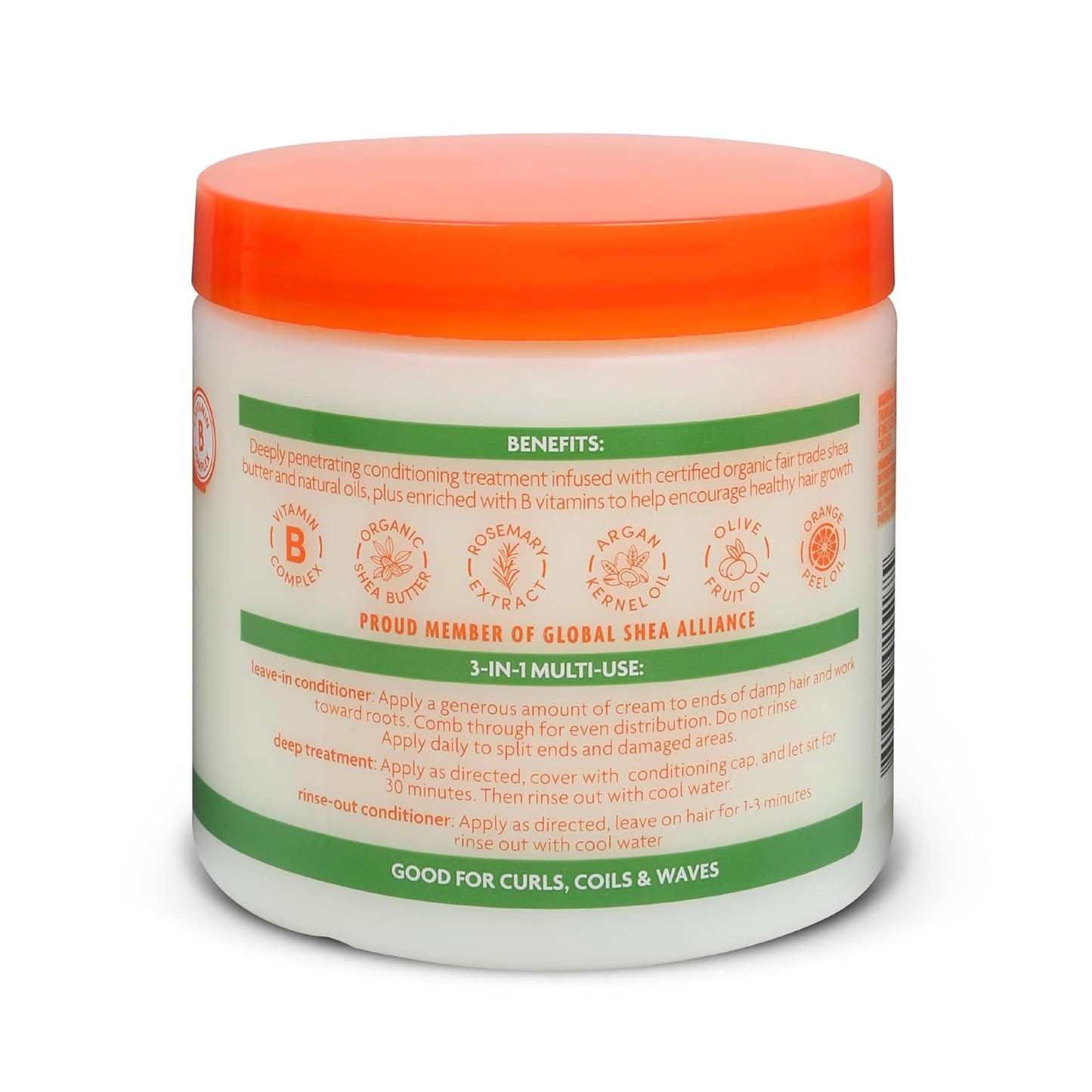 Cantu Argan Oil Leave-In Conditioning Repair Cream - 16 Ounce | Moisturizing Hair Treatment