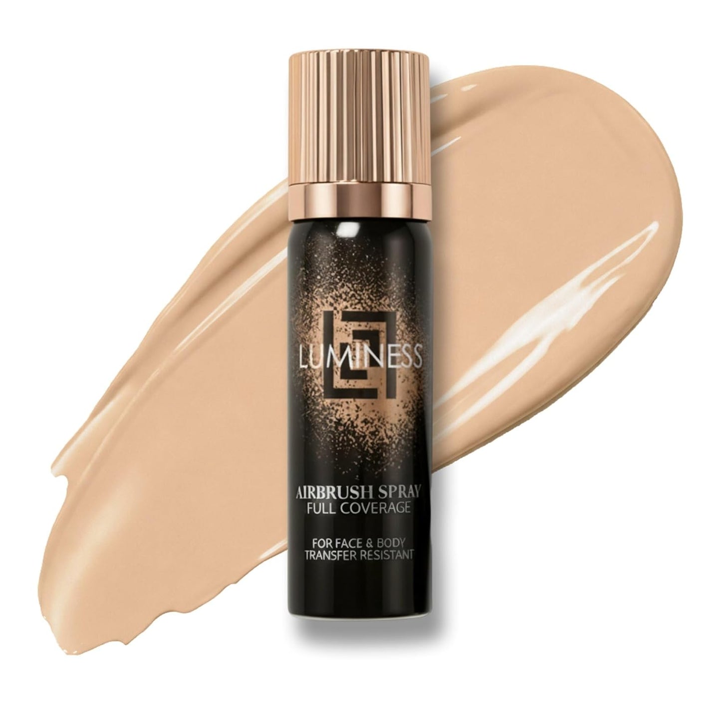 LUMINESS Airbrush Body Coverage - Waterproof Tattoo Concealer Makeup for Legs & Body | 18-Hour Full Coverage, 1 fl oz